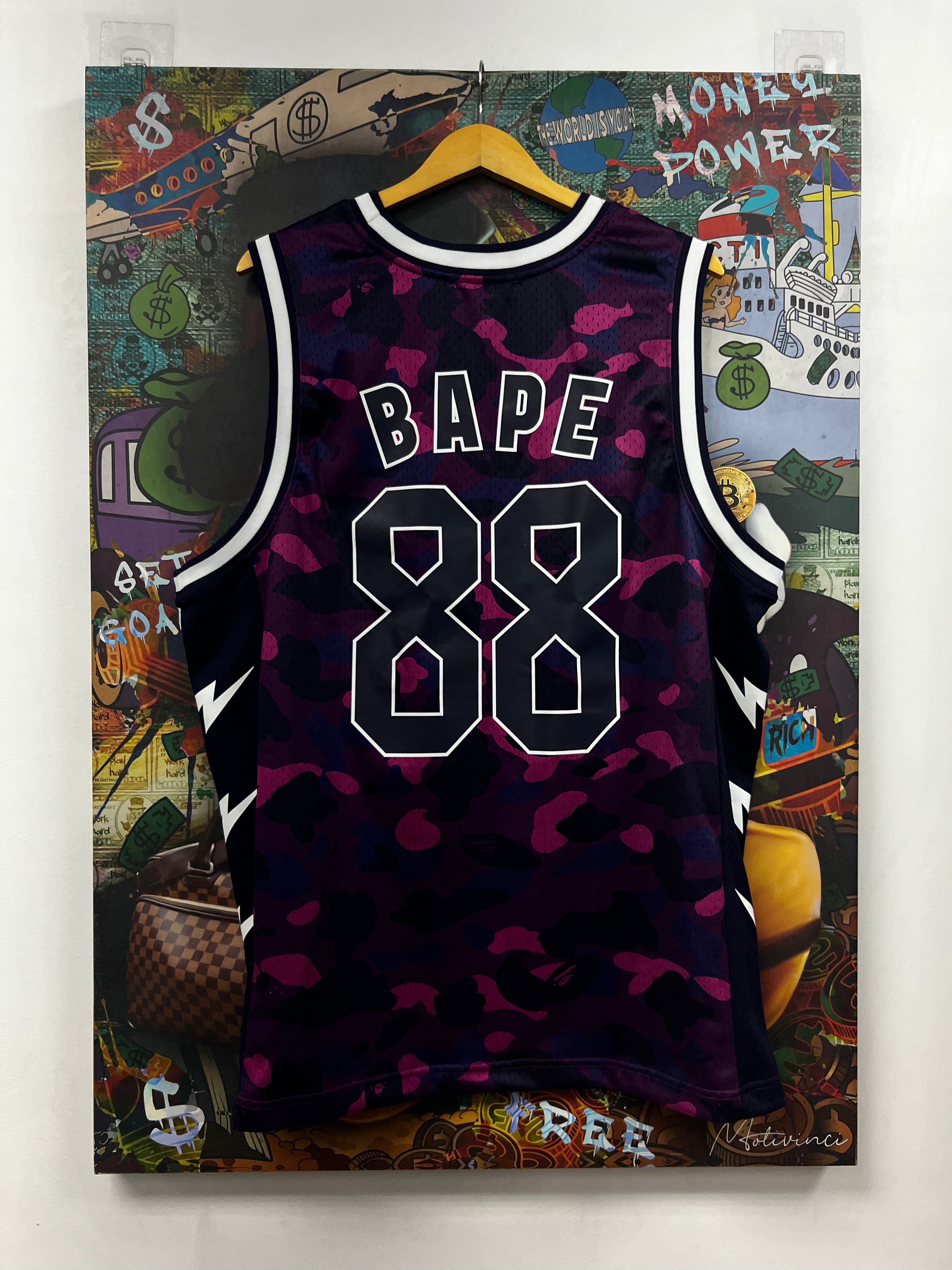 BAPE Purple Camo Mesh Set
