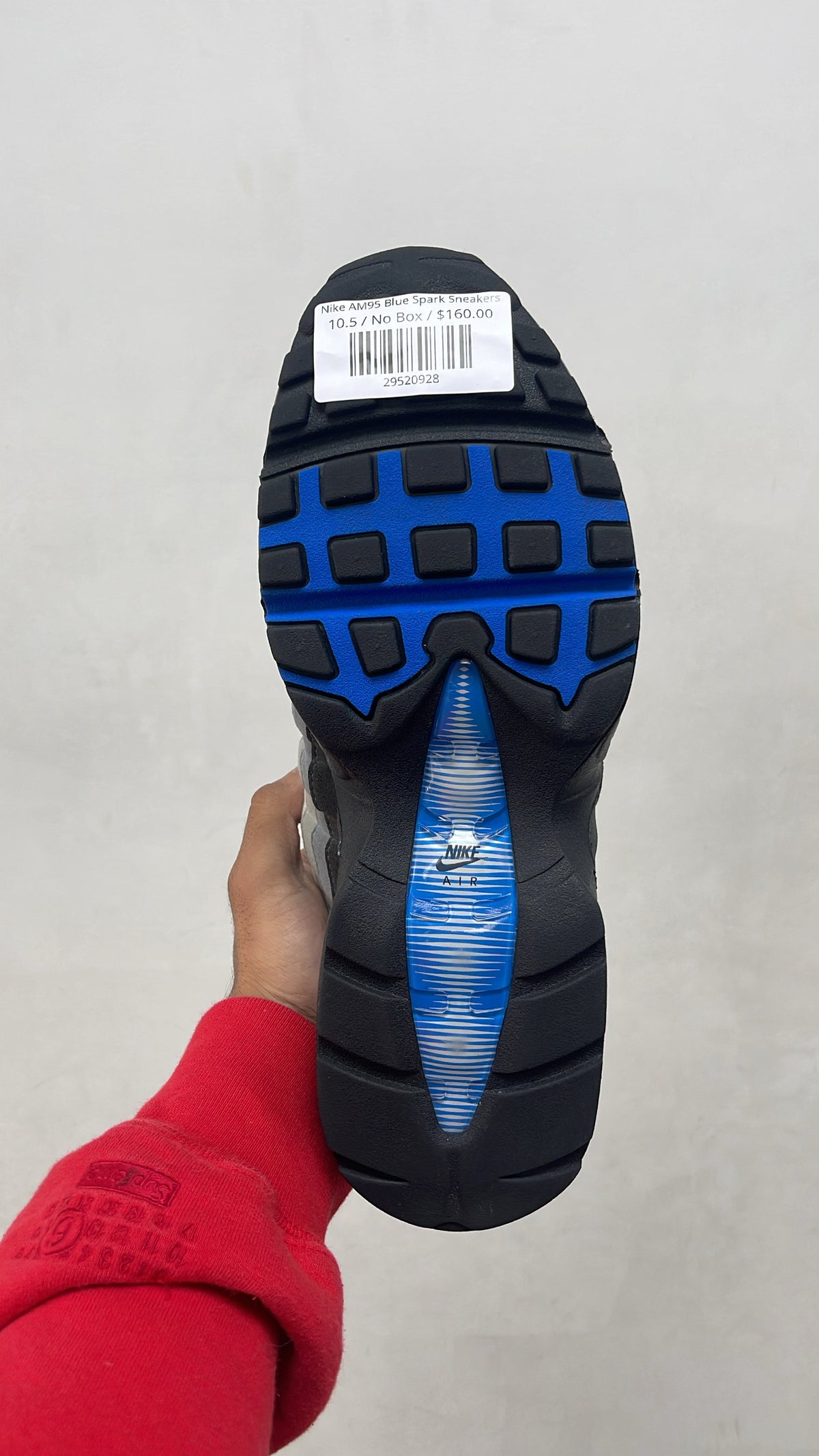 Nike AM95 Blue Spark Sneakers