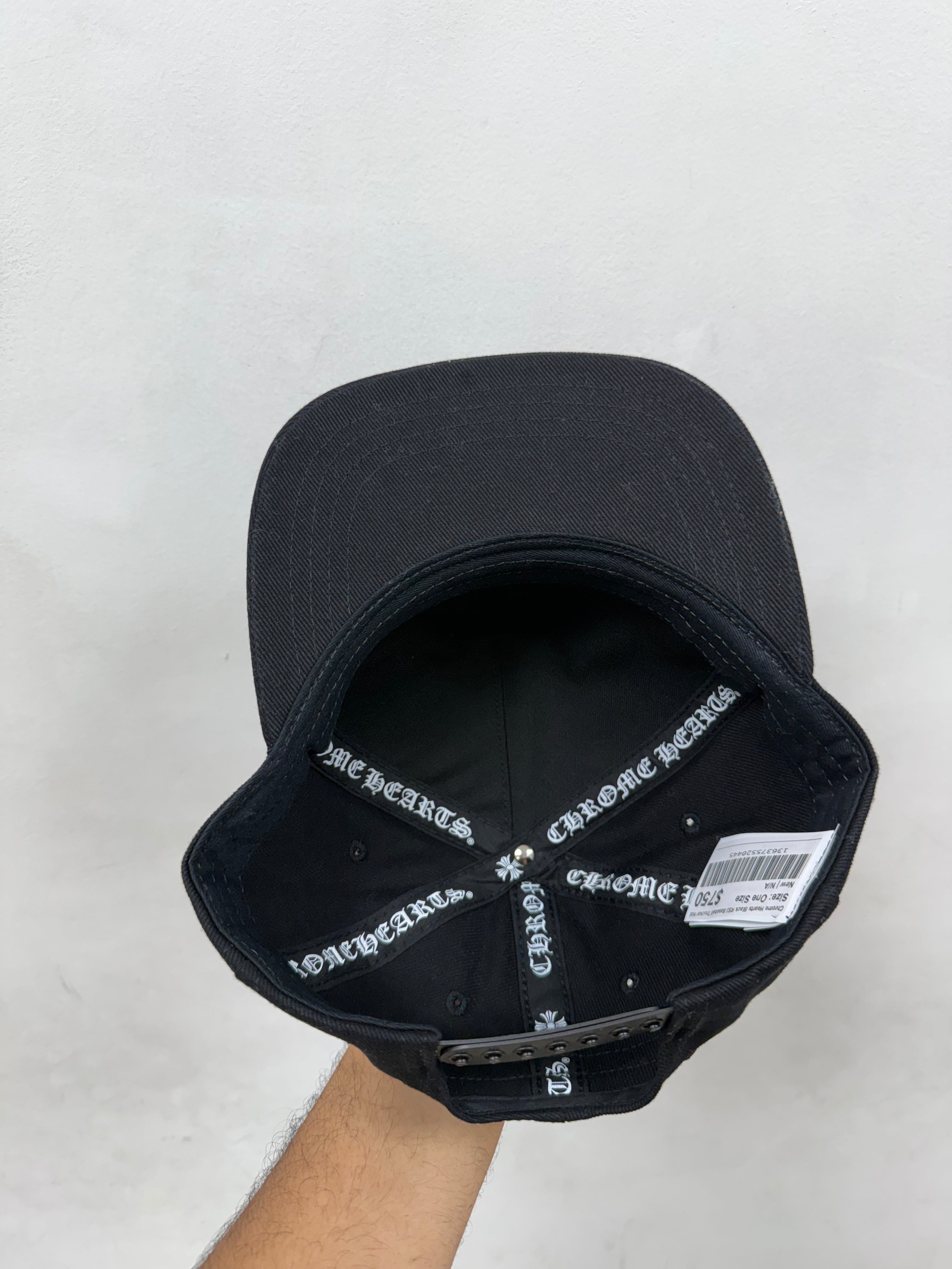 Chrome Hearts Black RS3 Baseball Trucker Hat