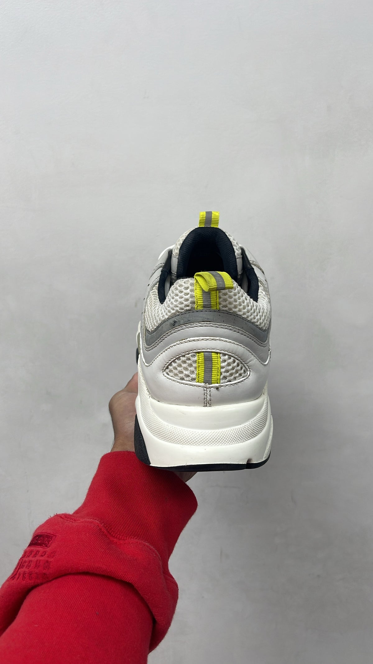 Dior B22 White Lime Used 47 (US 14) No Box