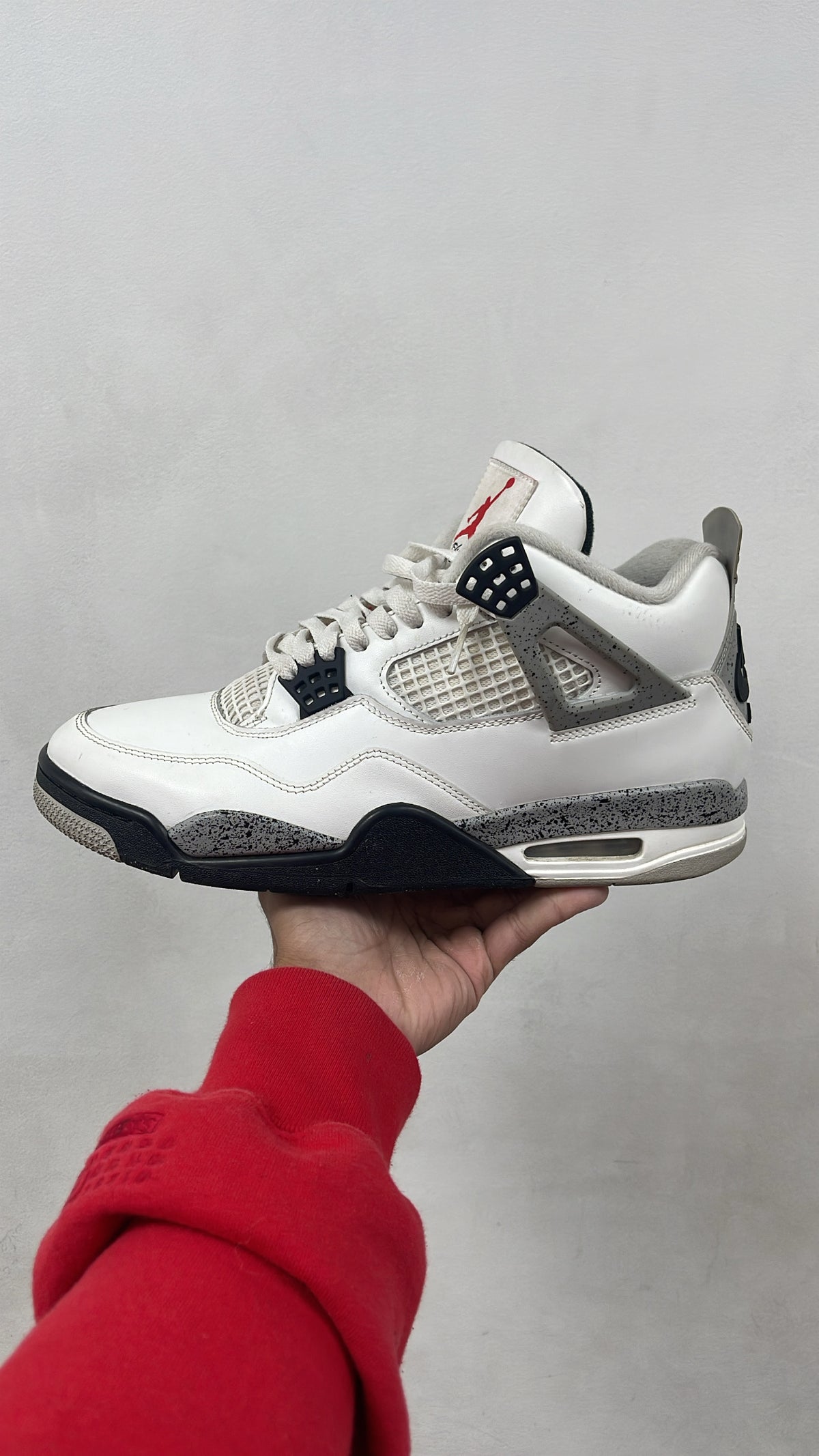 Jordan 4 White Cement Sneakers