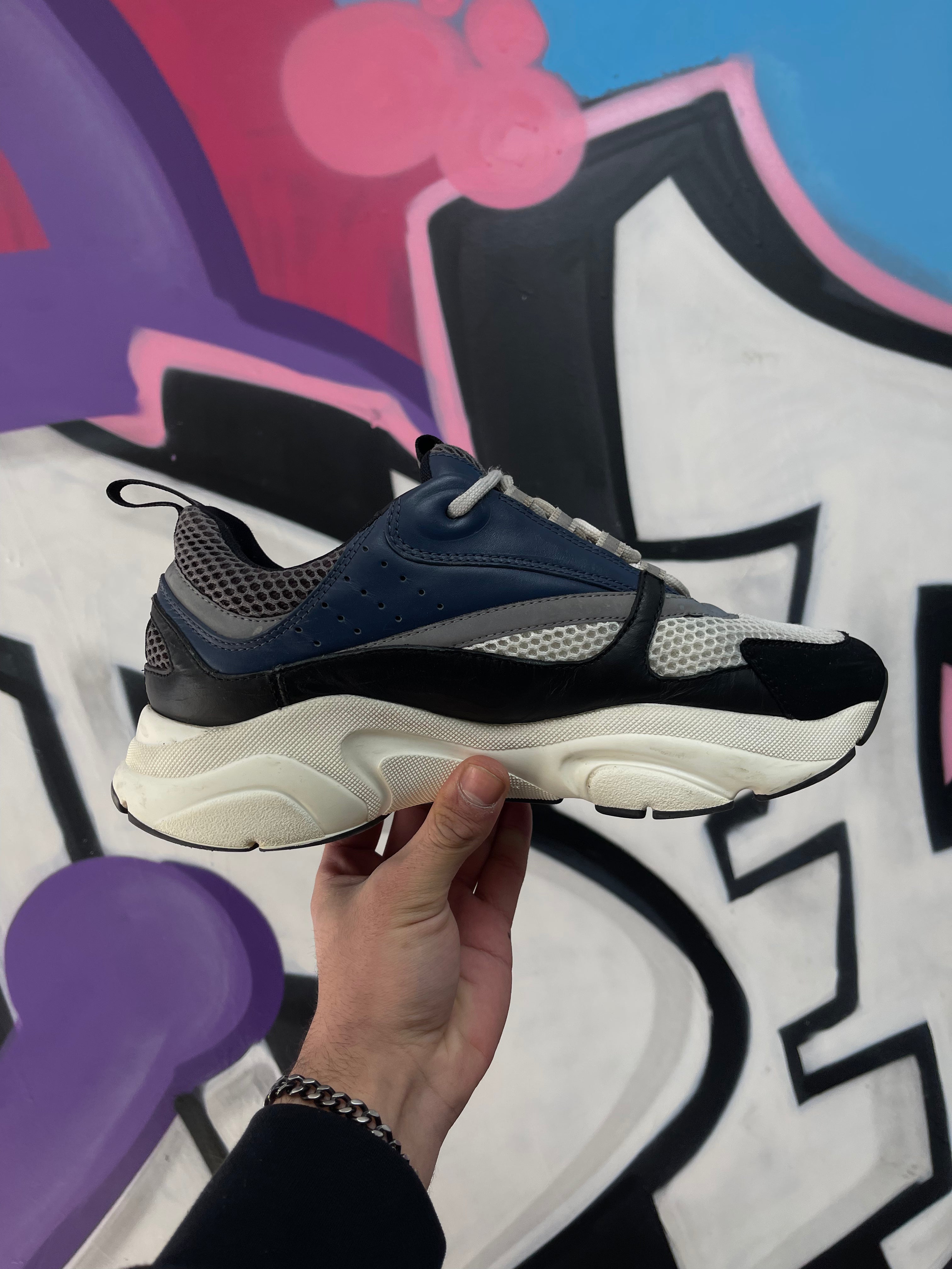 Dior B22 Navy Sneakers