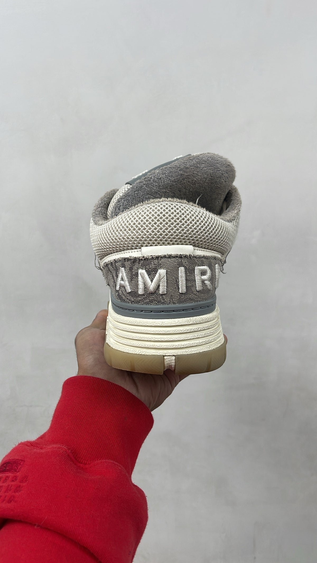 Amiri Tan Paisley MA-1 Sneakers
