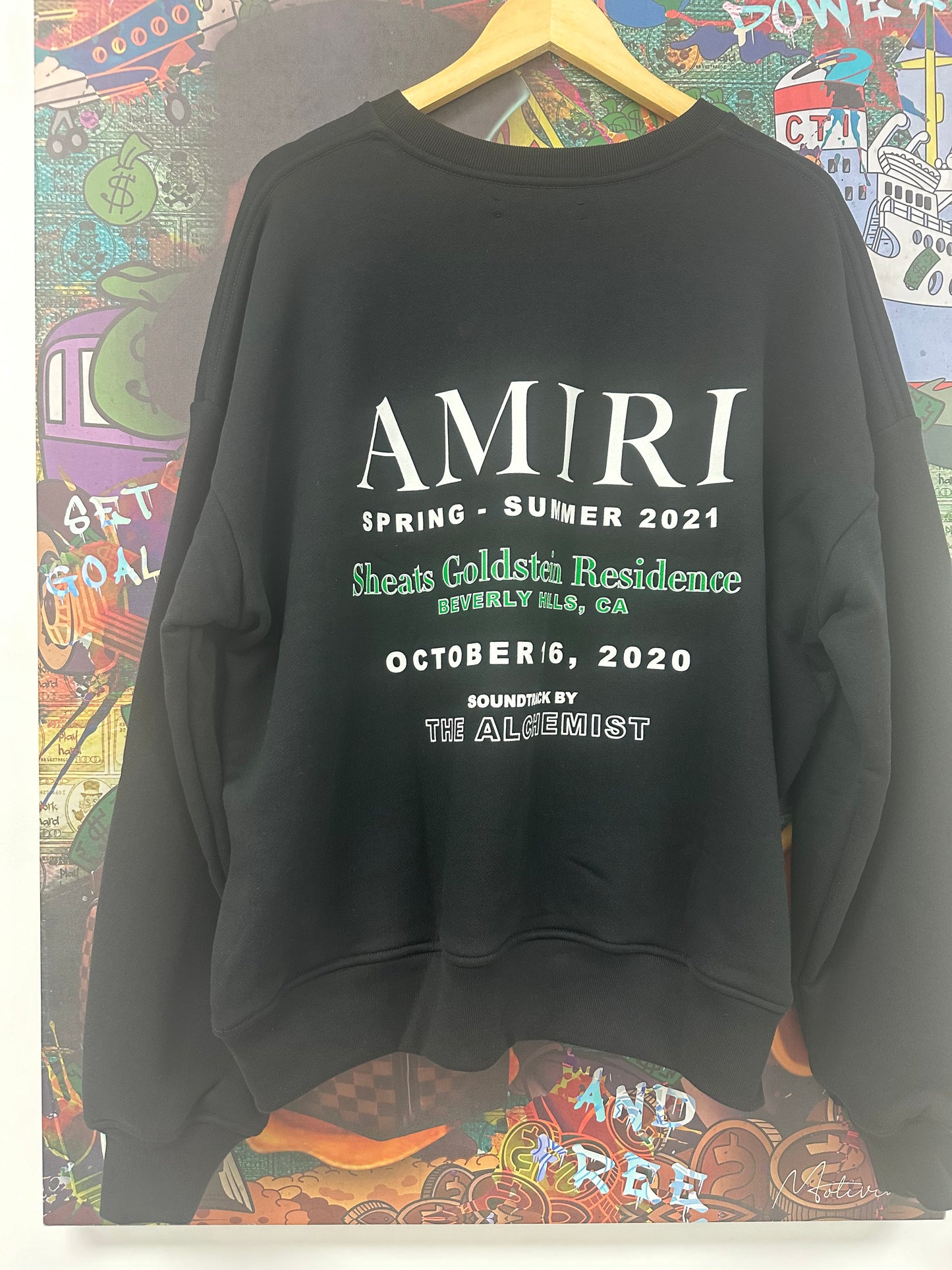 Amiri Spring 2021 Black Medium