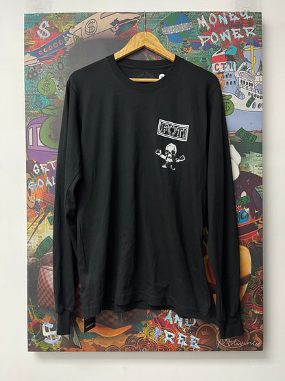 Chrome Hearts Black FOTI Grid LS Tee