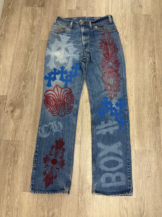 Chrome Hearts Stencil Denim