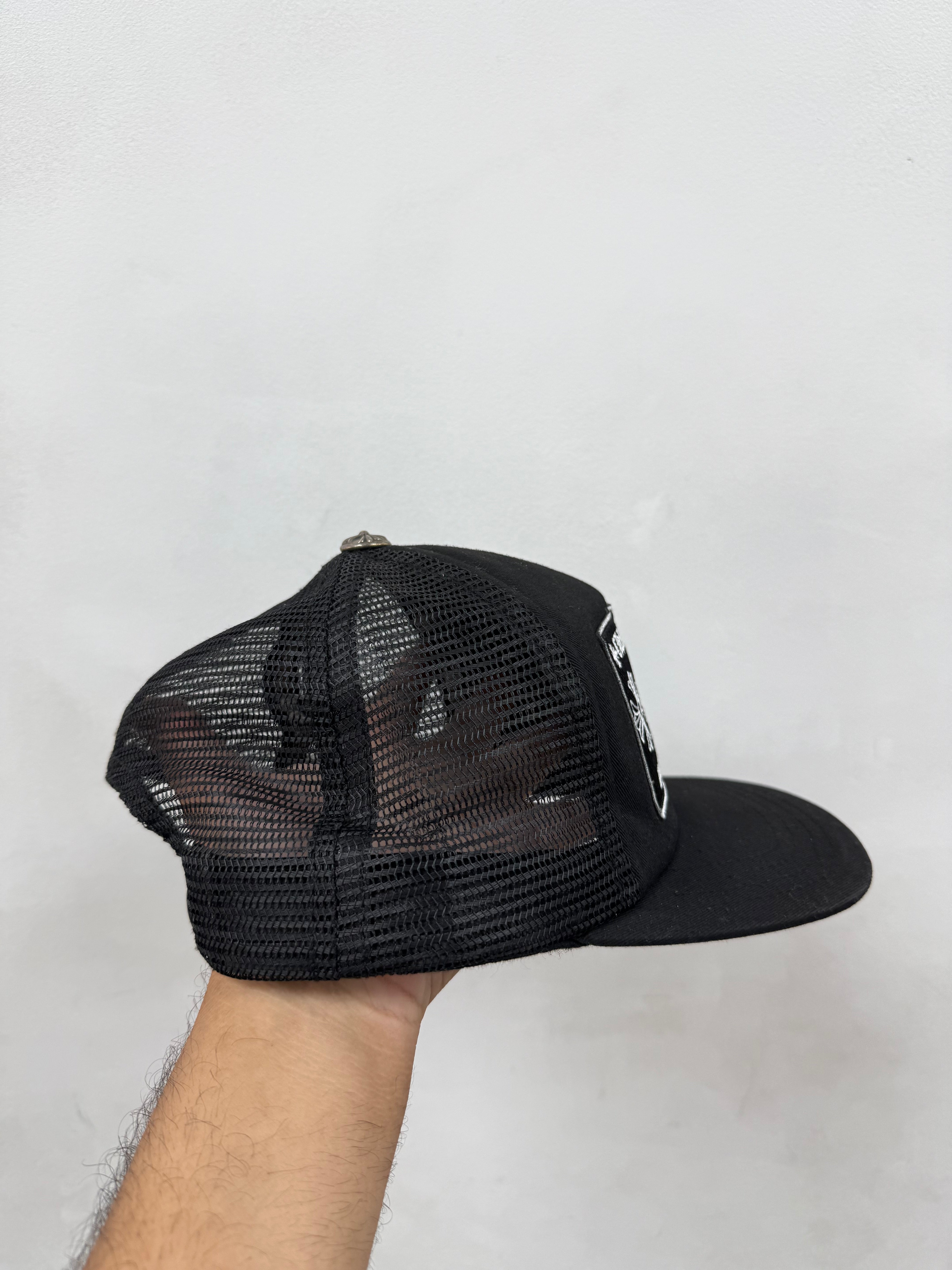 Chrome  Hearts Black CH Hollywood Trucker Hat