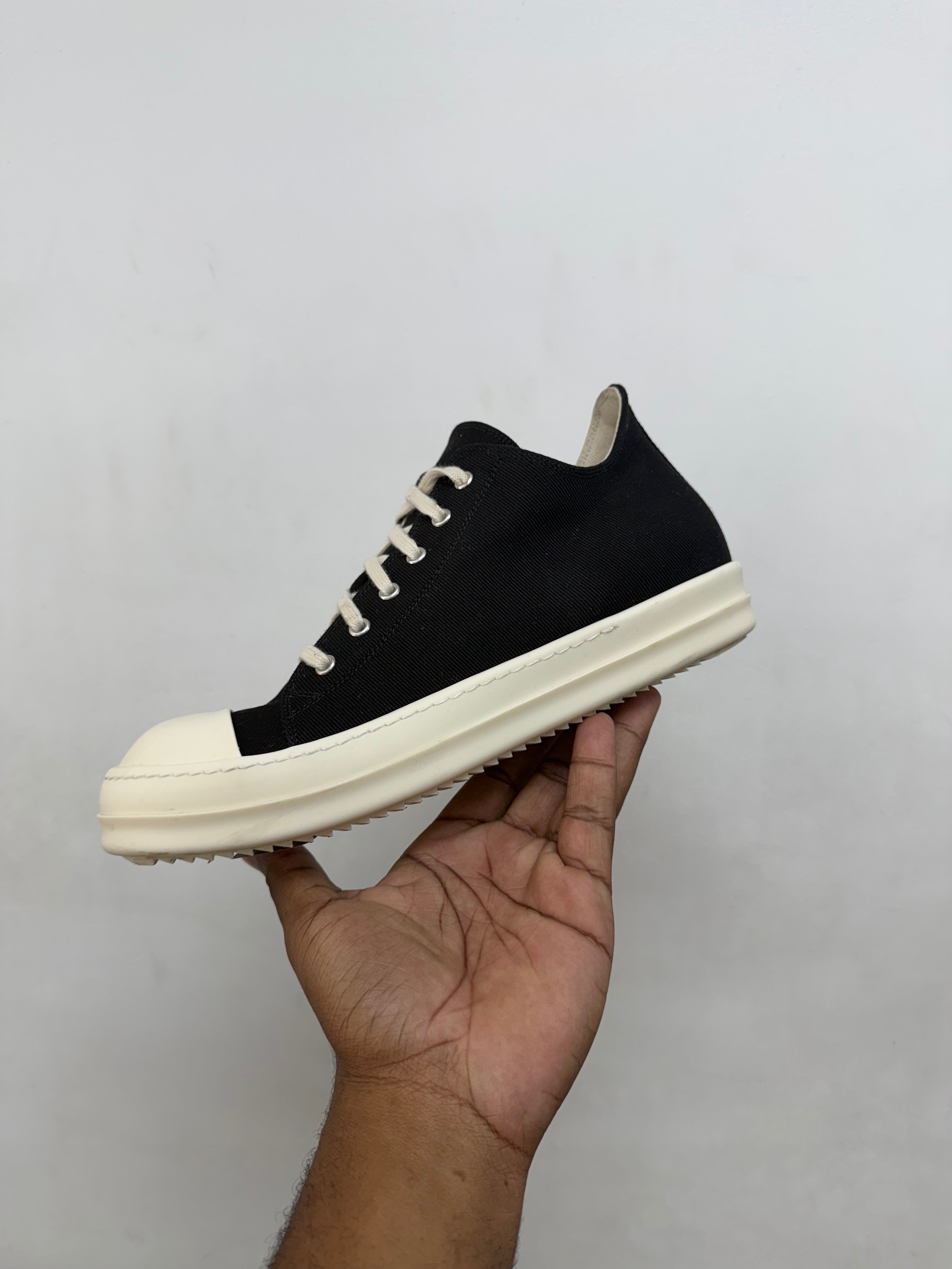 Rick Owens Black Low DRKSHDW Sneakers