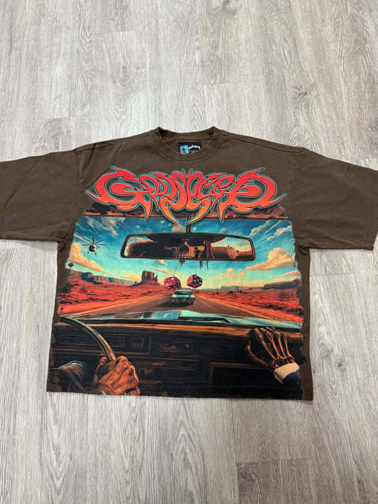 Godspeed On The Run Tee Mocha New (XS-XXL)