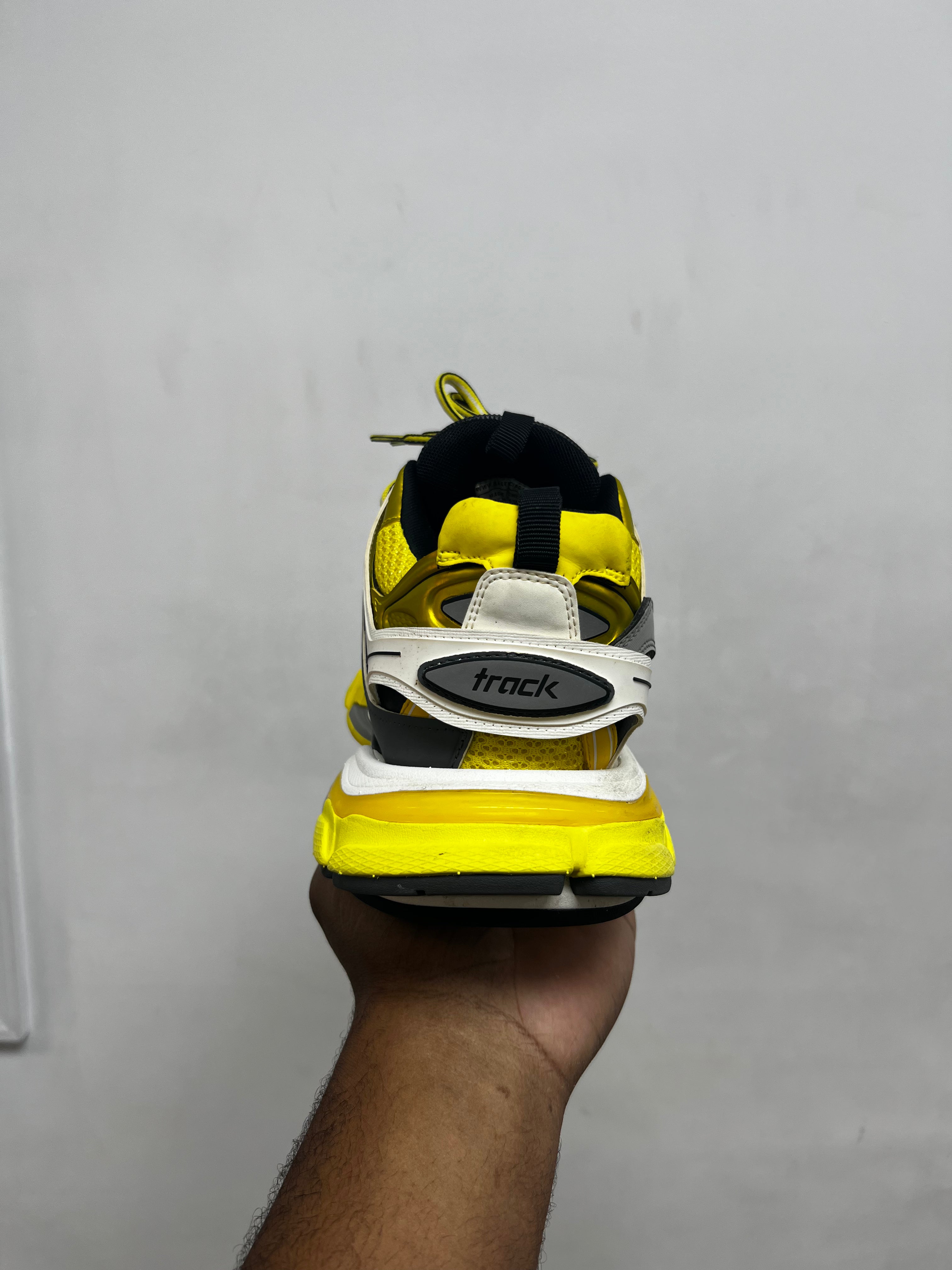 Balenciaga Yellow Grey Track Sneakers
