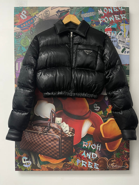 Prada Logo Black Jacket