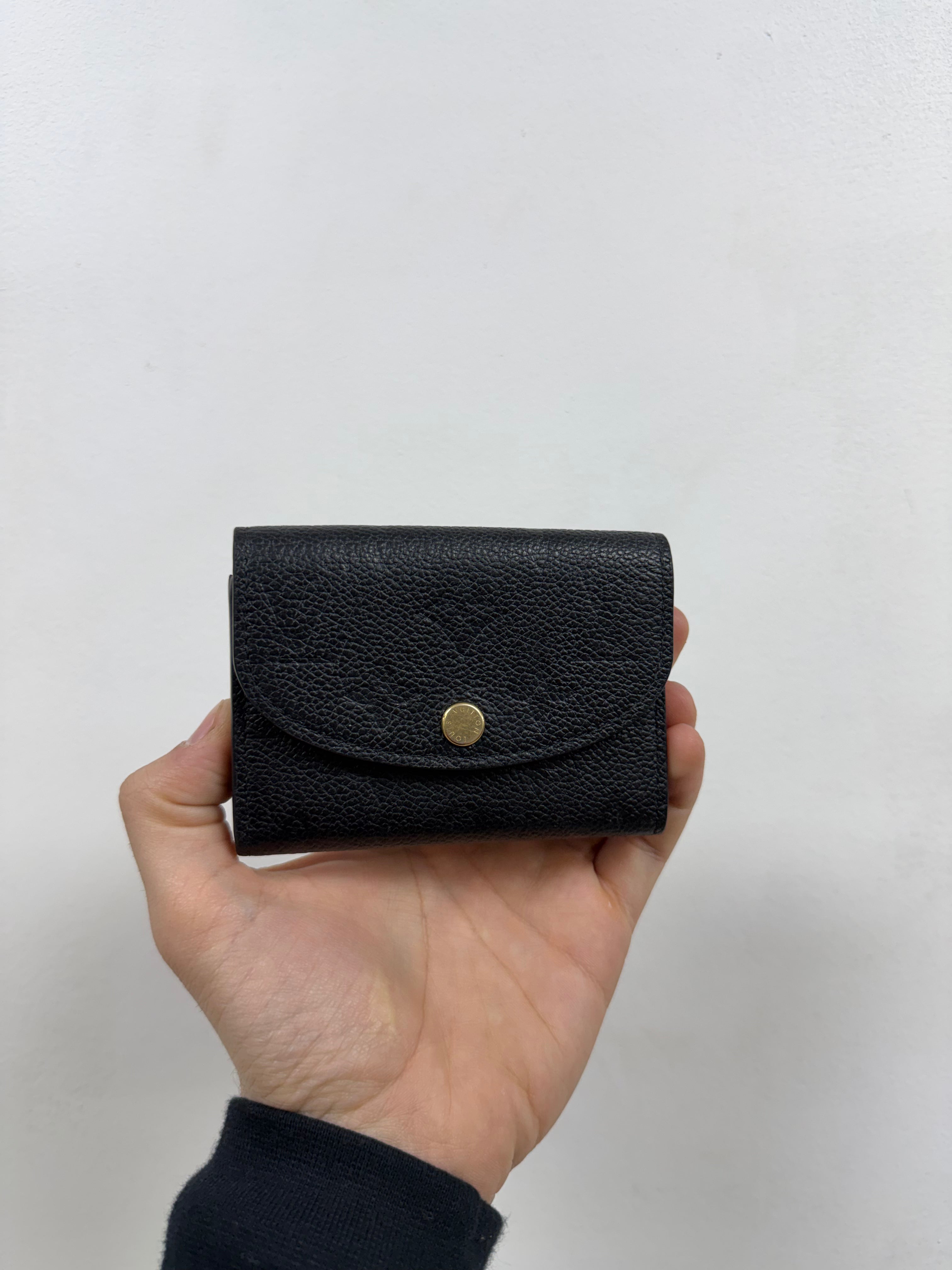 Louis Vuitton Black Monogram Zoe Wallet