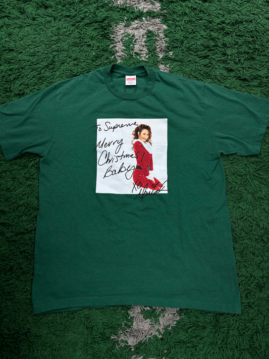 Supreme Mariah Carey Tee Green Used Medium