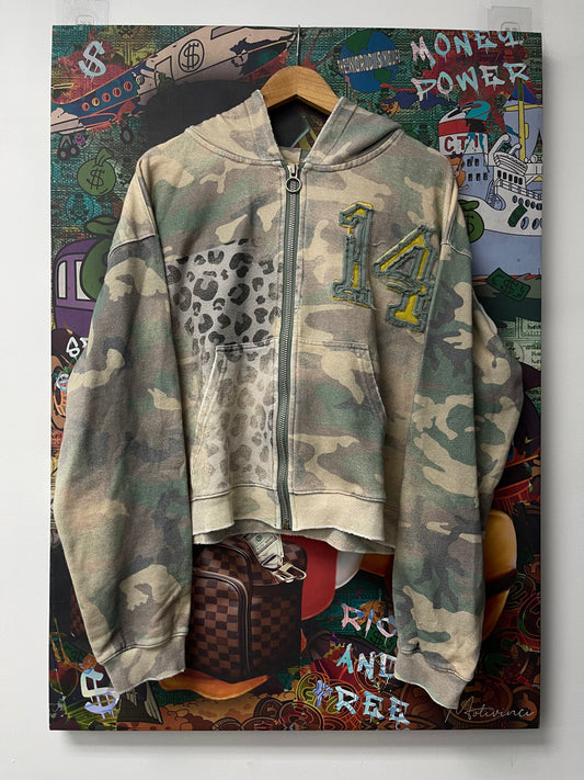 Vale Green Camo 14 Hoodie