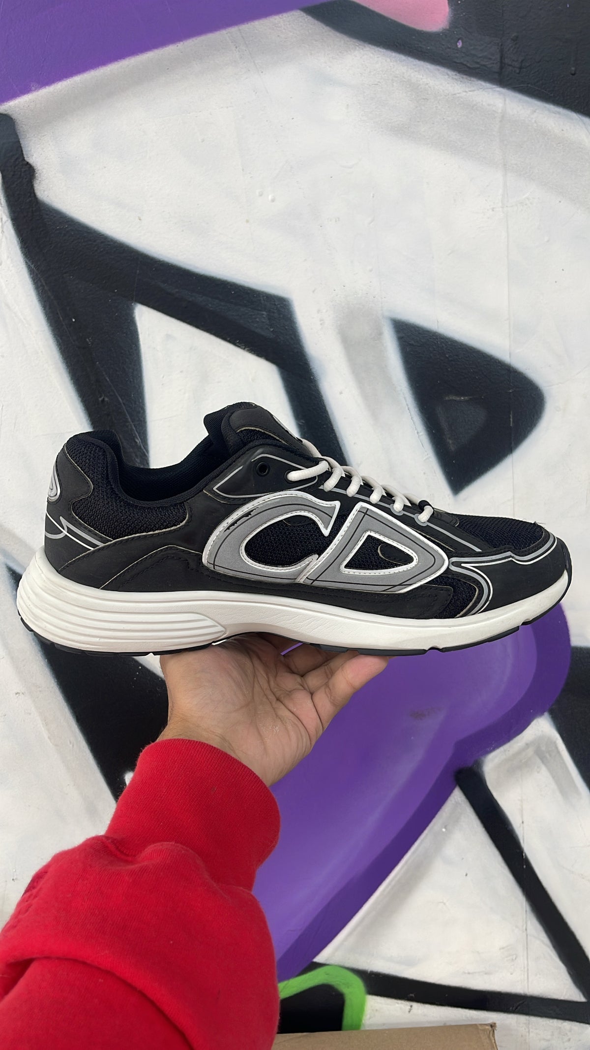 Dior Black Silver B30 Sneakers