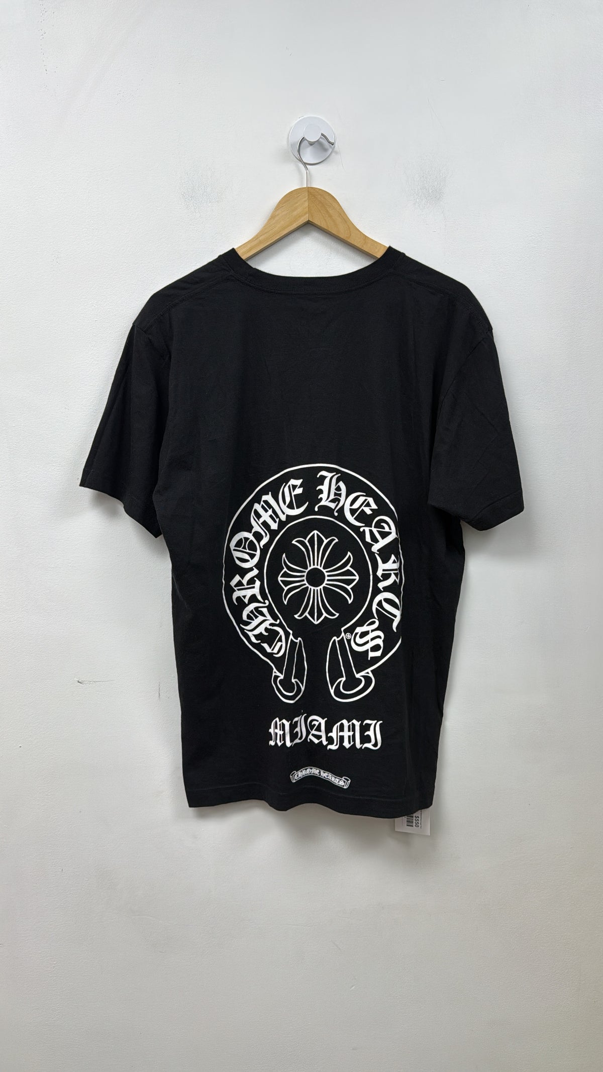 Chrome Hearts Black White Horseshoe Logo Tee