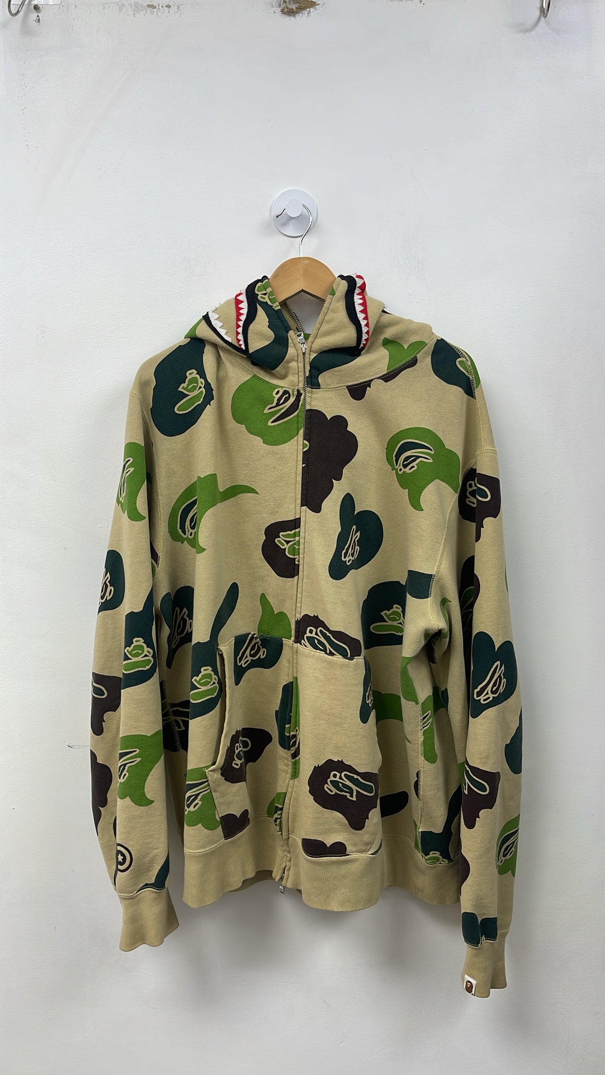 BAPE Camo Shark Zip Up