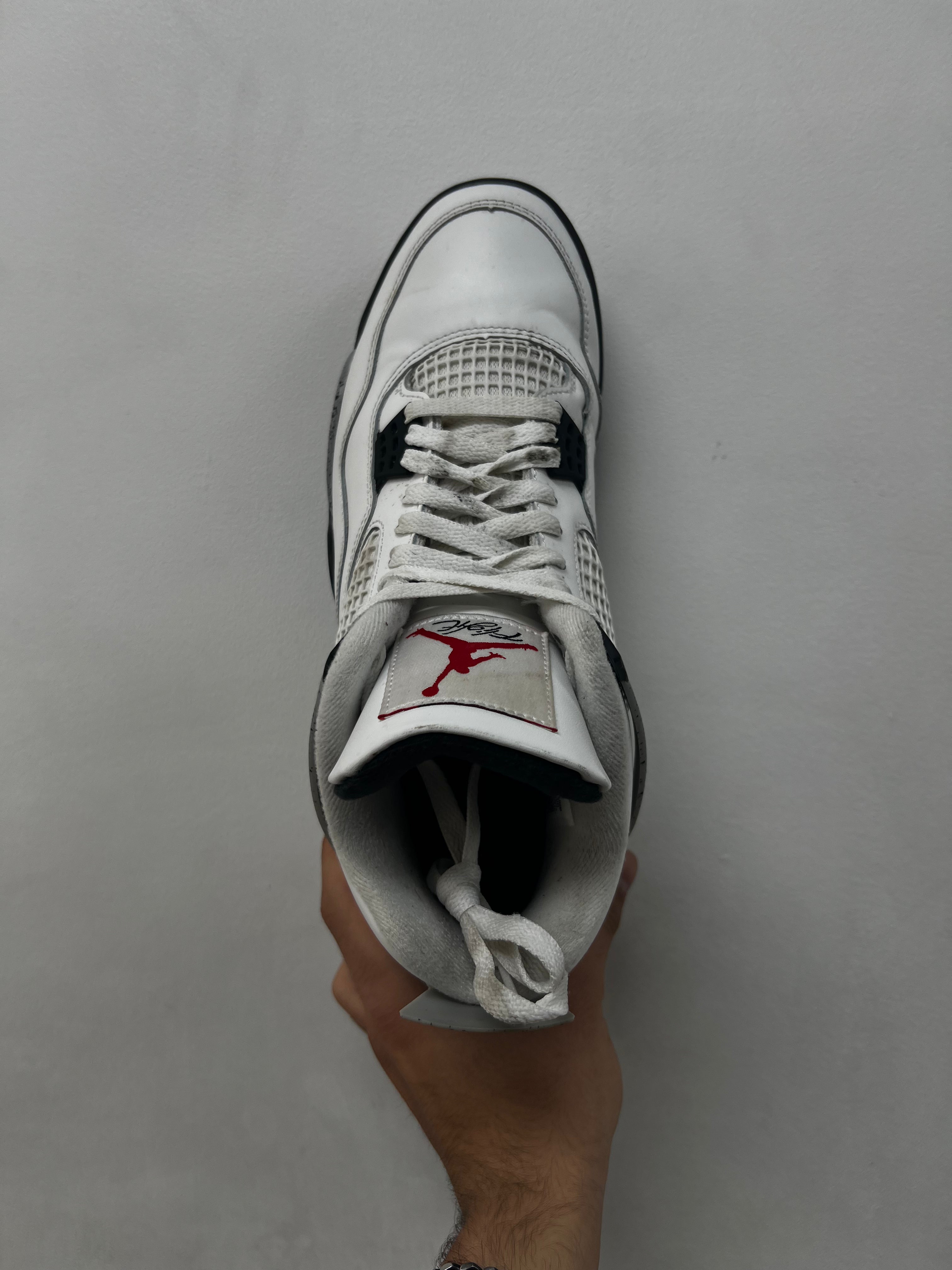 Jordan 4 White Cement Sneakers