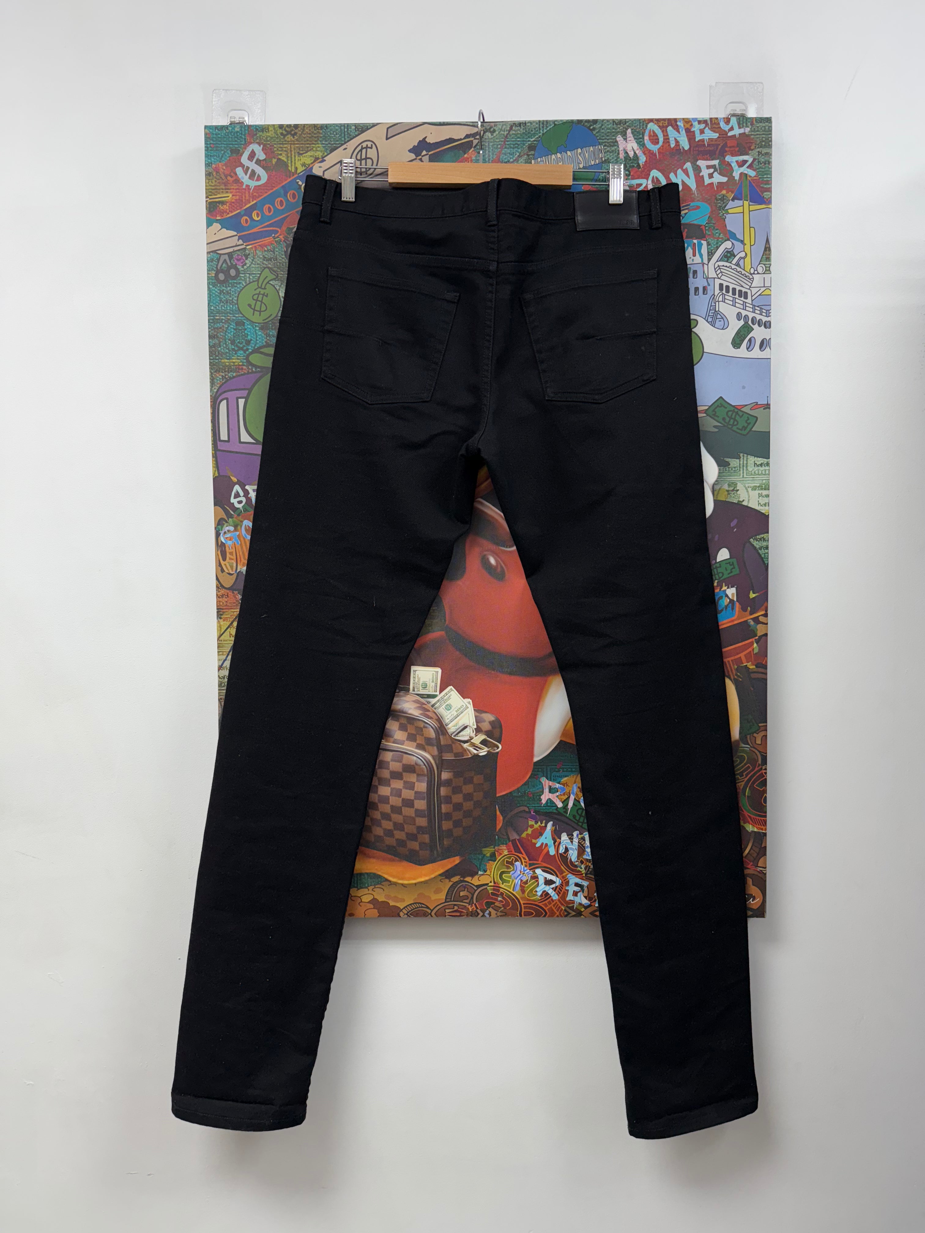 Dior Black Plain Jeans