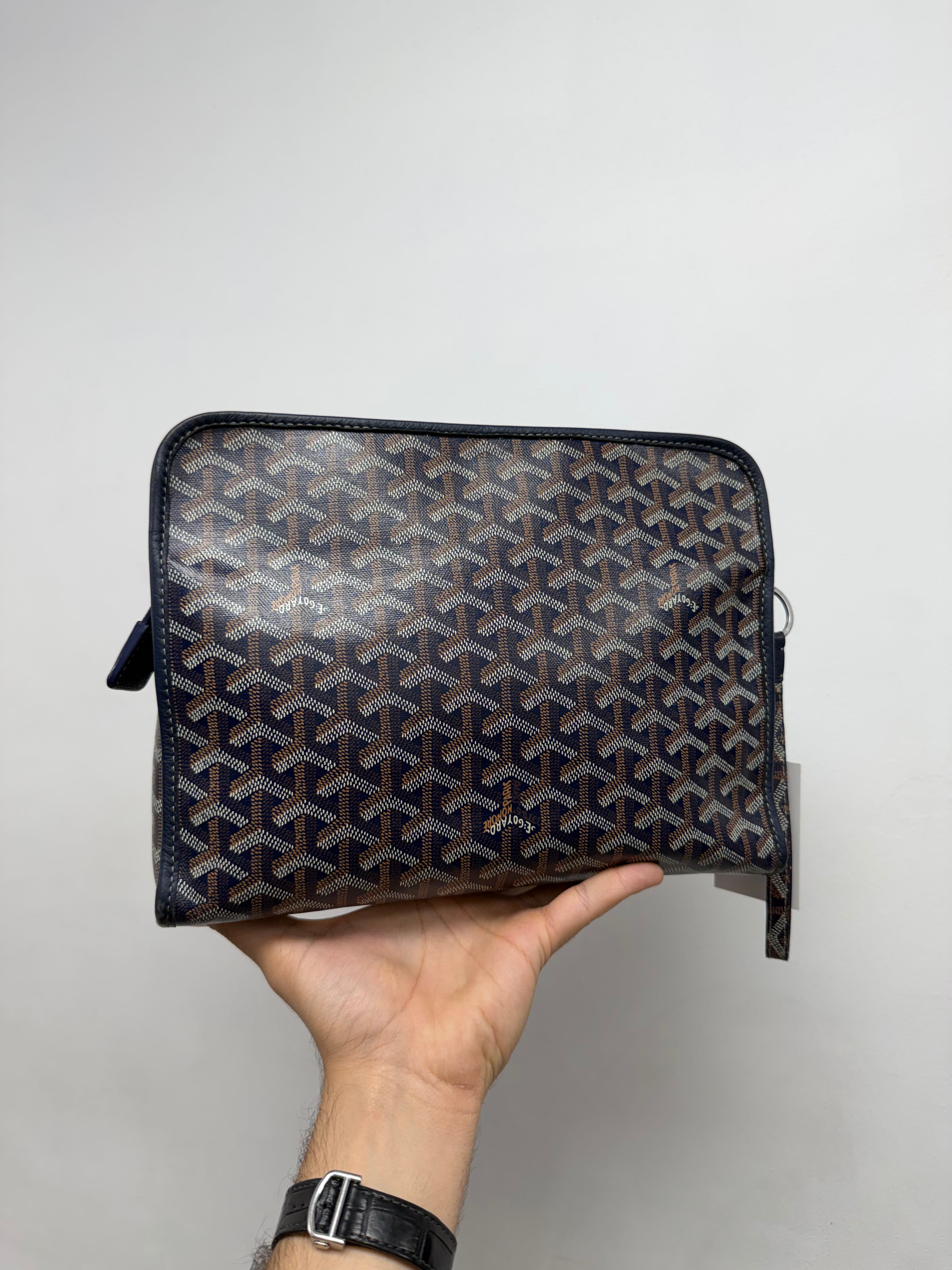 Goyard Navy (W/ Keychain) Jouvence Bag