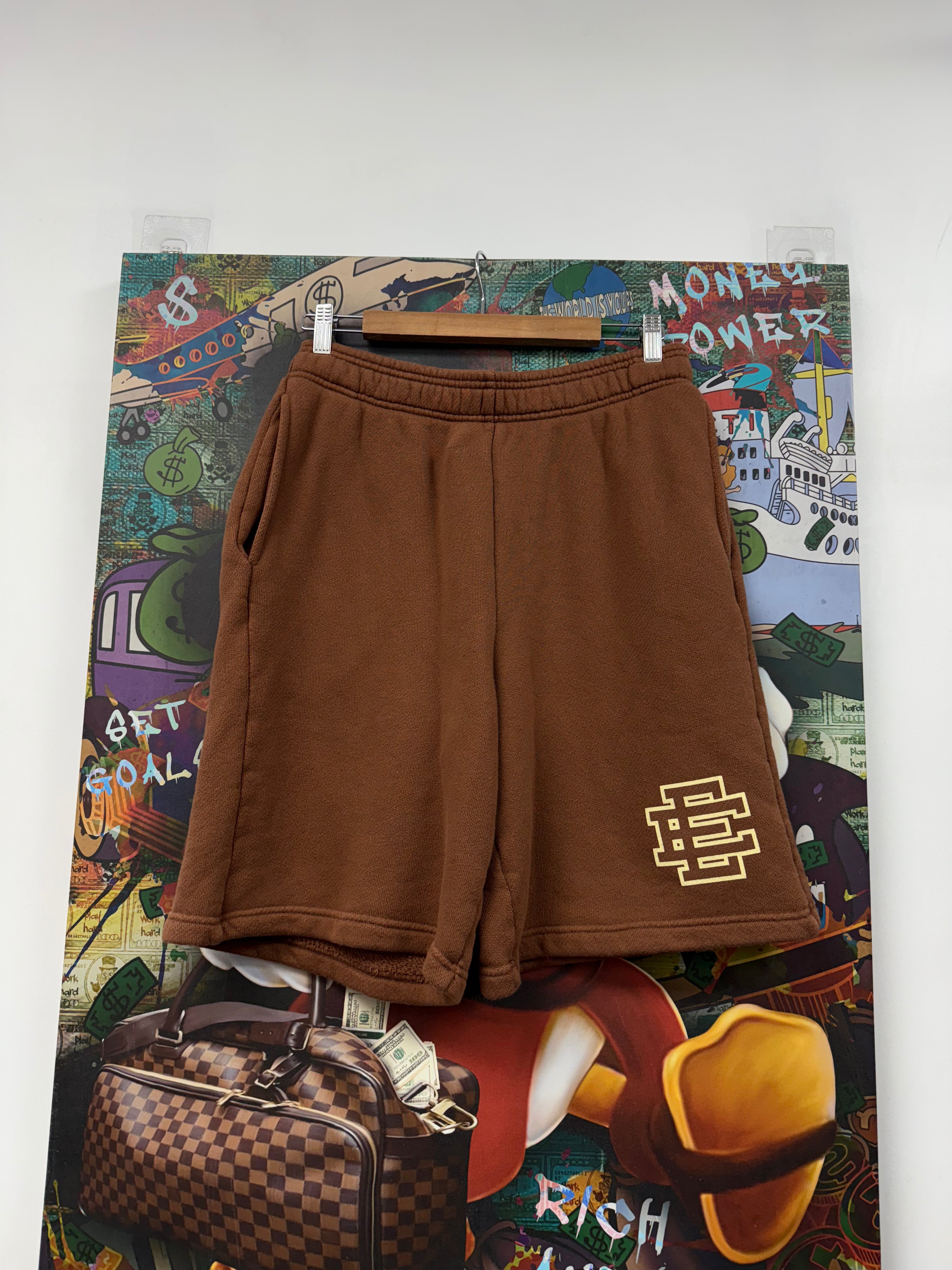 Eric Emanuel Brown Brown Shorts