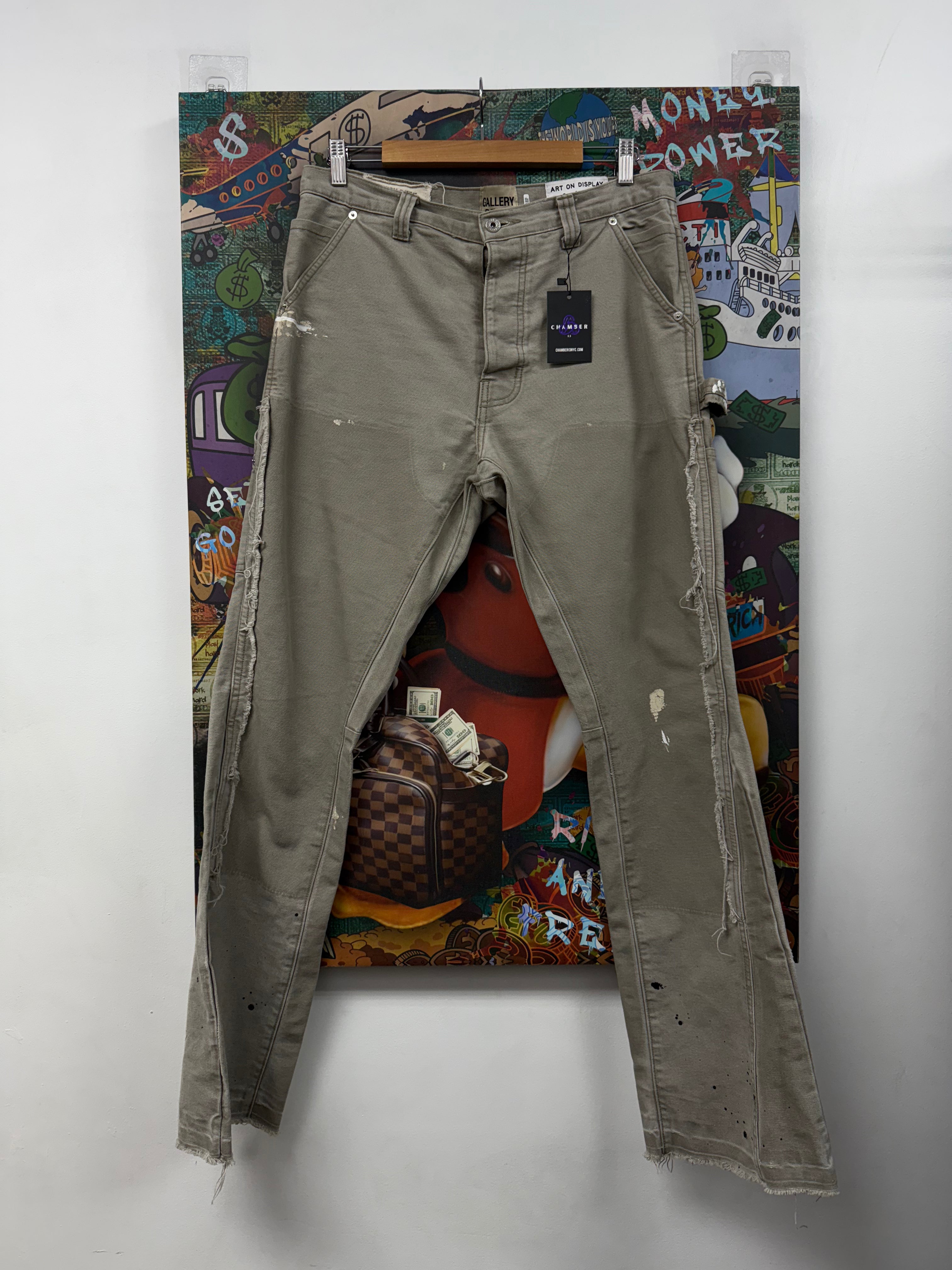 Gallery Dept Flare Khaki Jeans