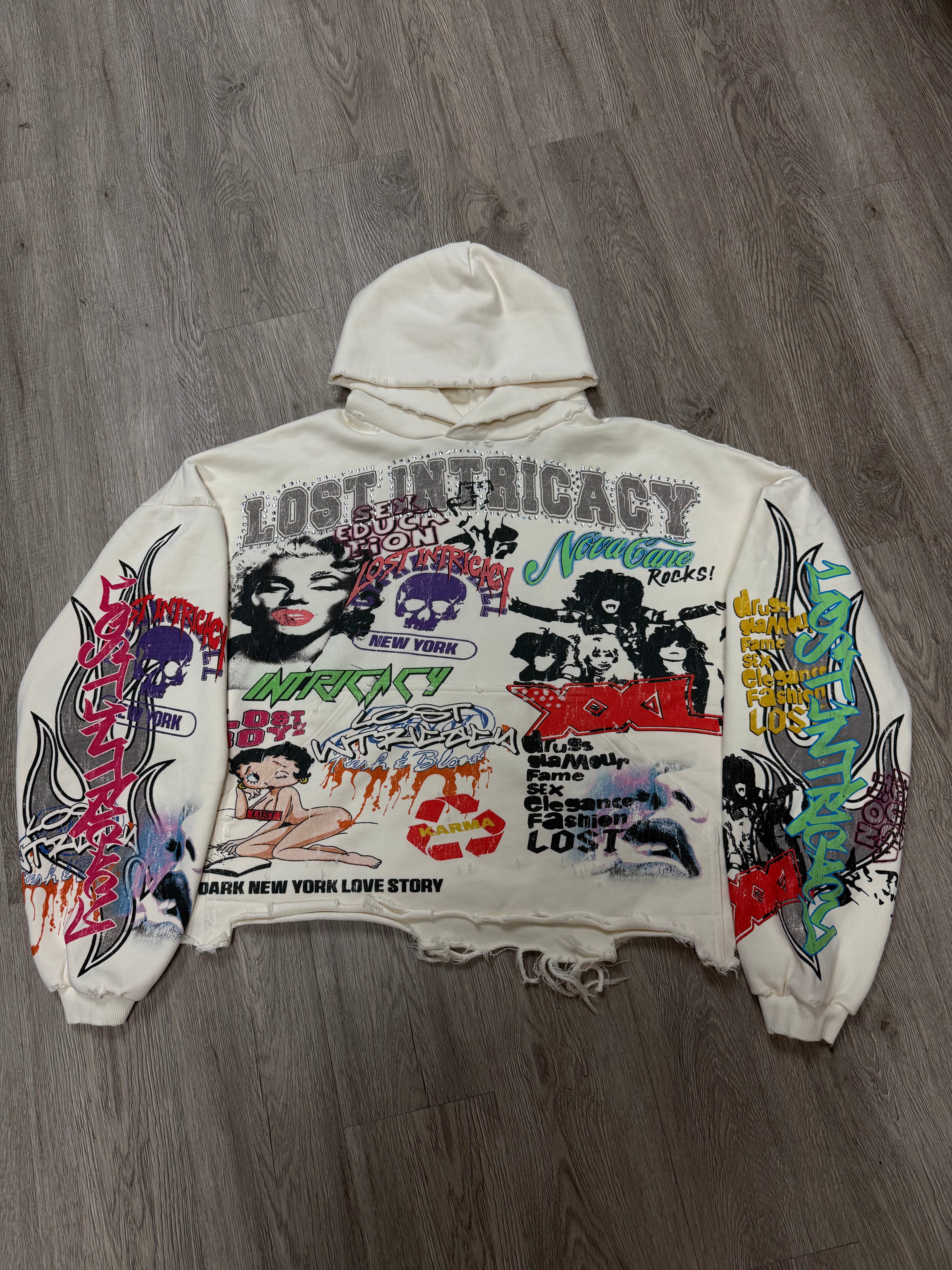 Lost Intricacy All Over Print Hoodie
