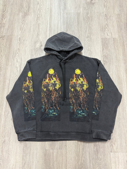WDW Anvil Hoodie Black Wash New With Tags