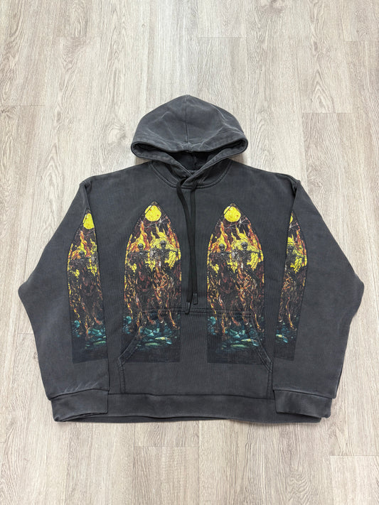WDW Anvil Hoodie Black Wash New With Tags
