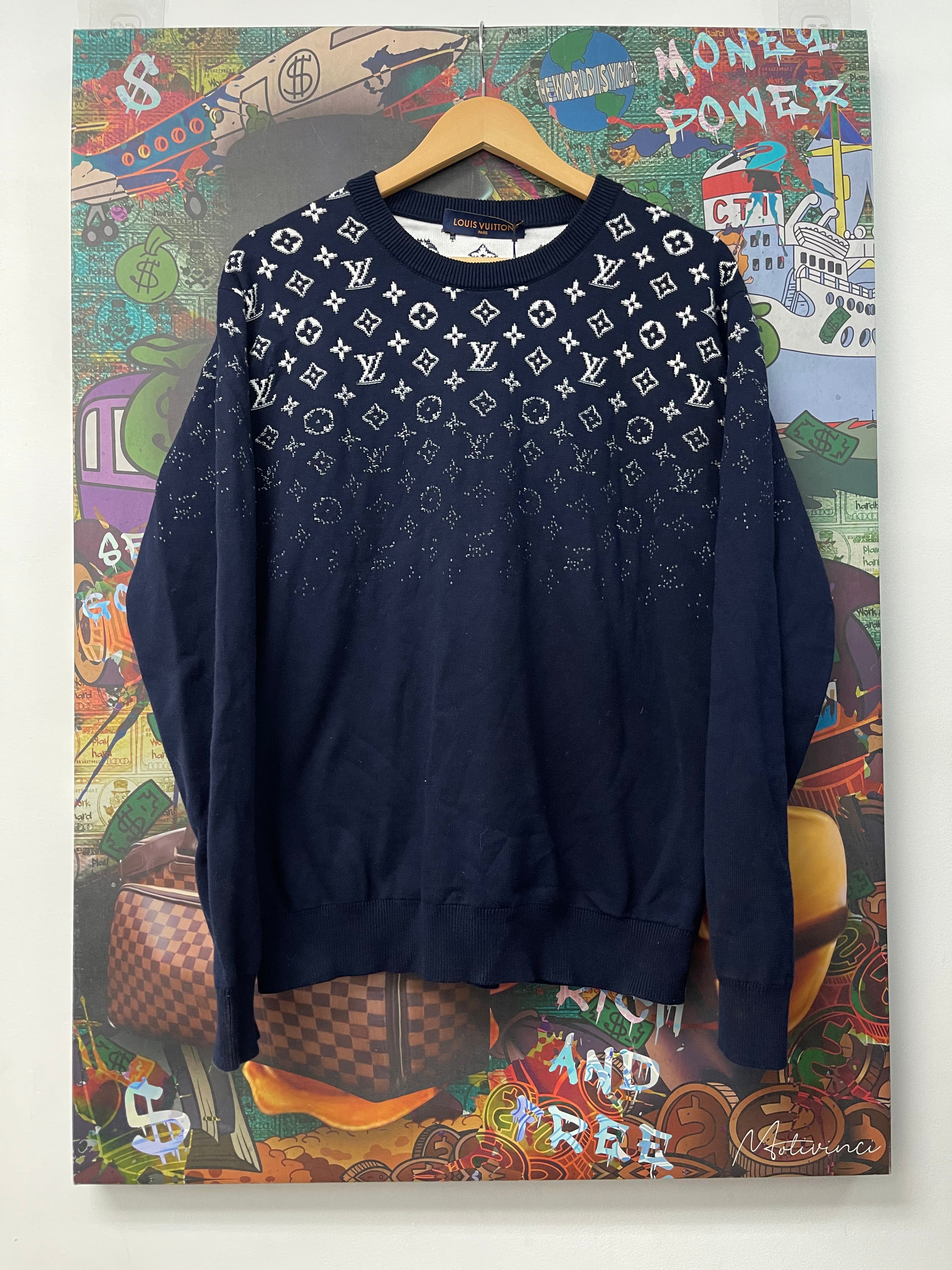 Louis Vuitton Navy Eclipse Crewneck