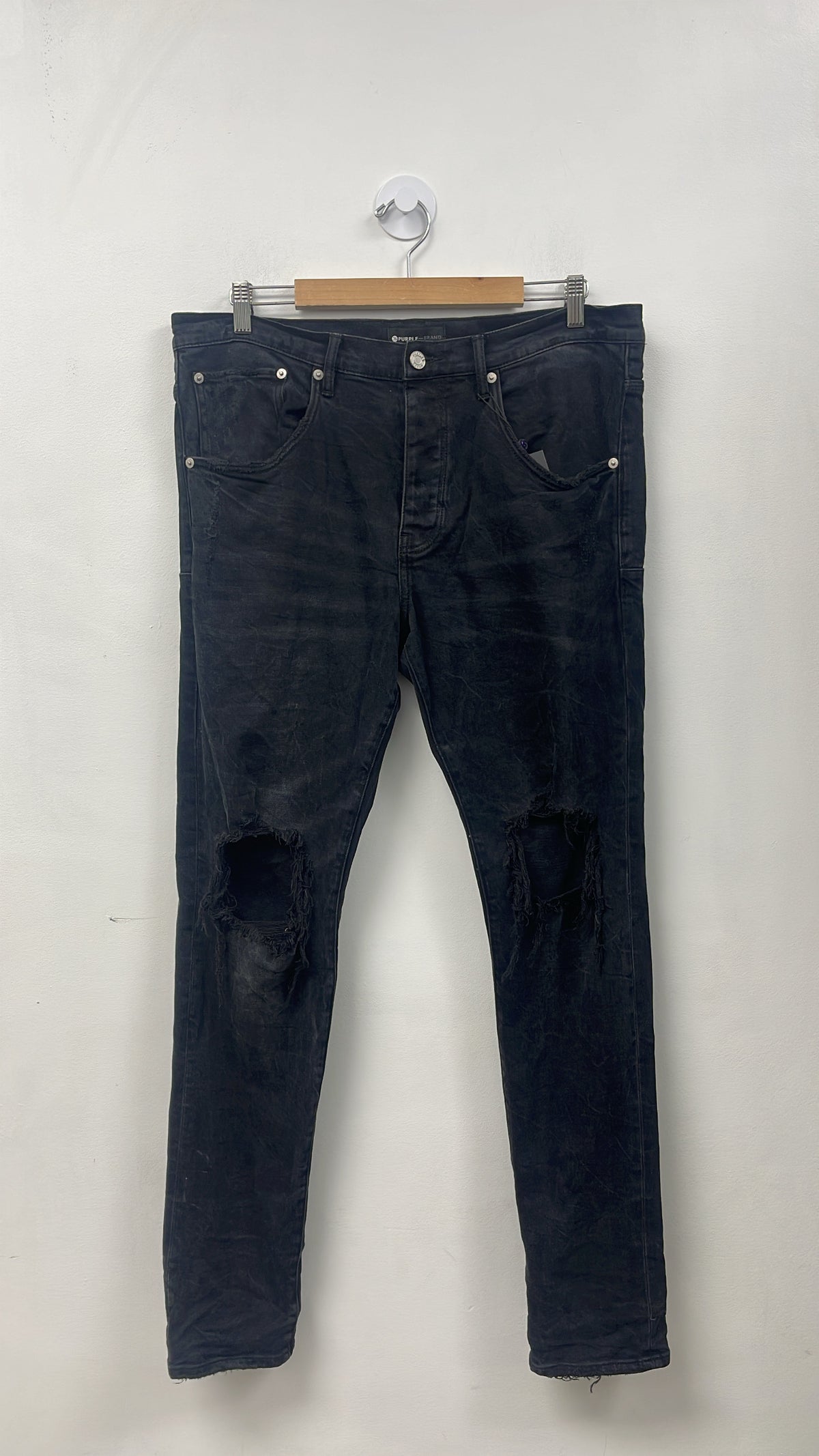 Purple Brand Black P002 Jeans
