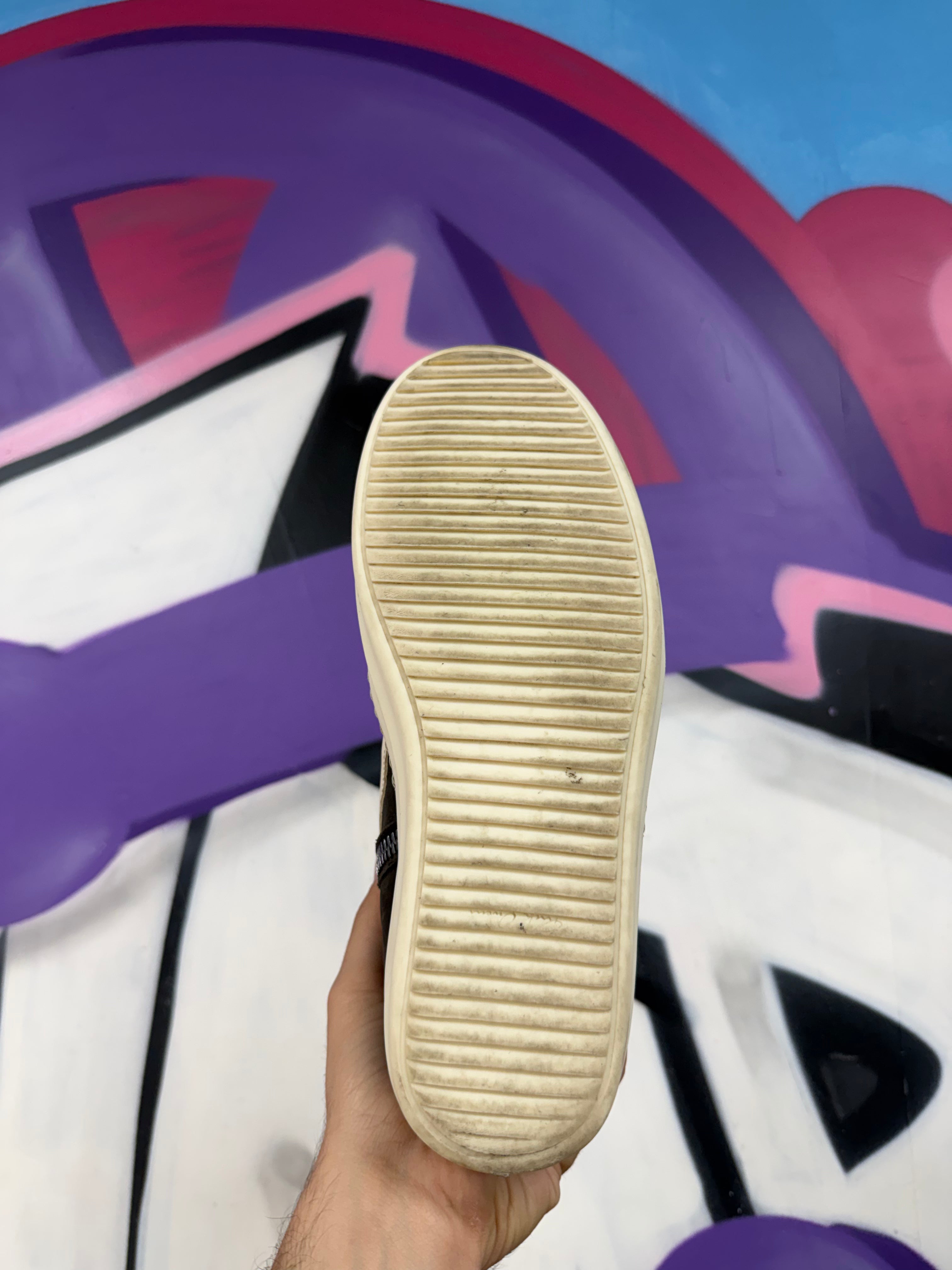 Rick Owens Dark Dust Geobasket Sneakers