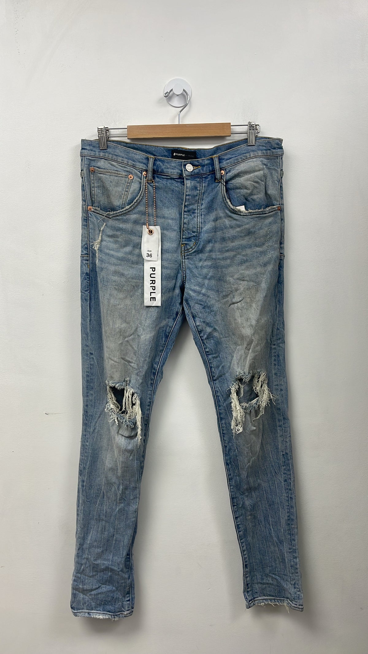 Purple Brand Light Wash P002 Jeans