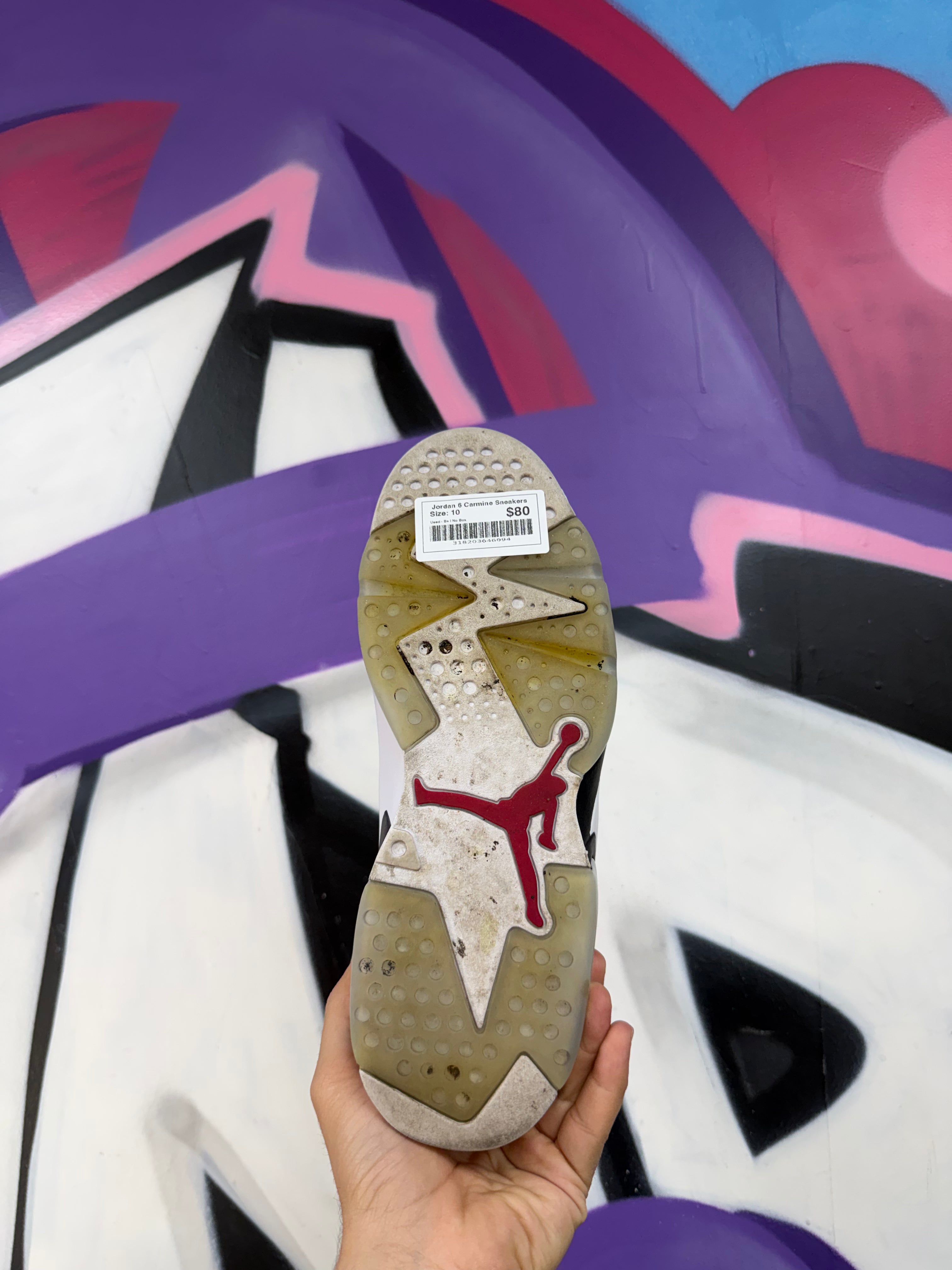 Jordan 6 Carmine Sneakers