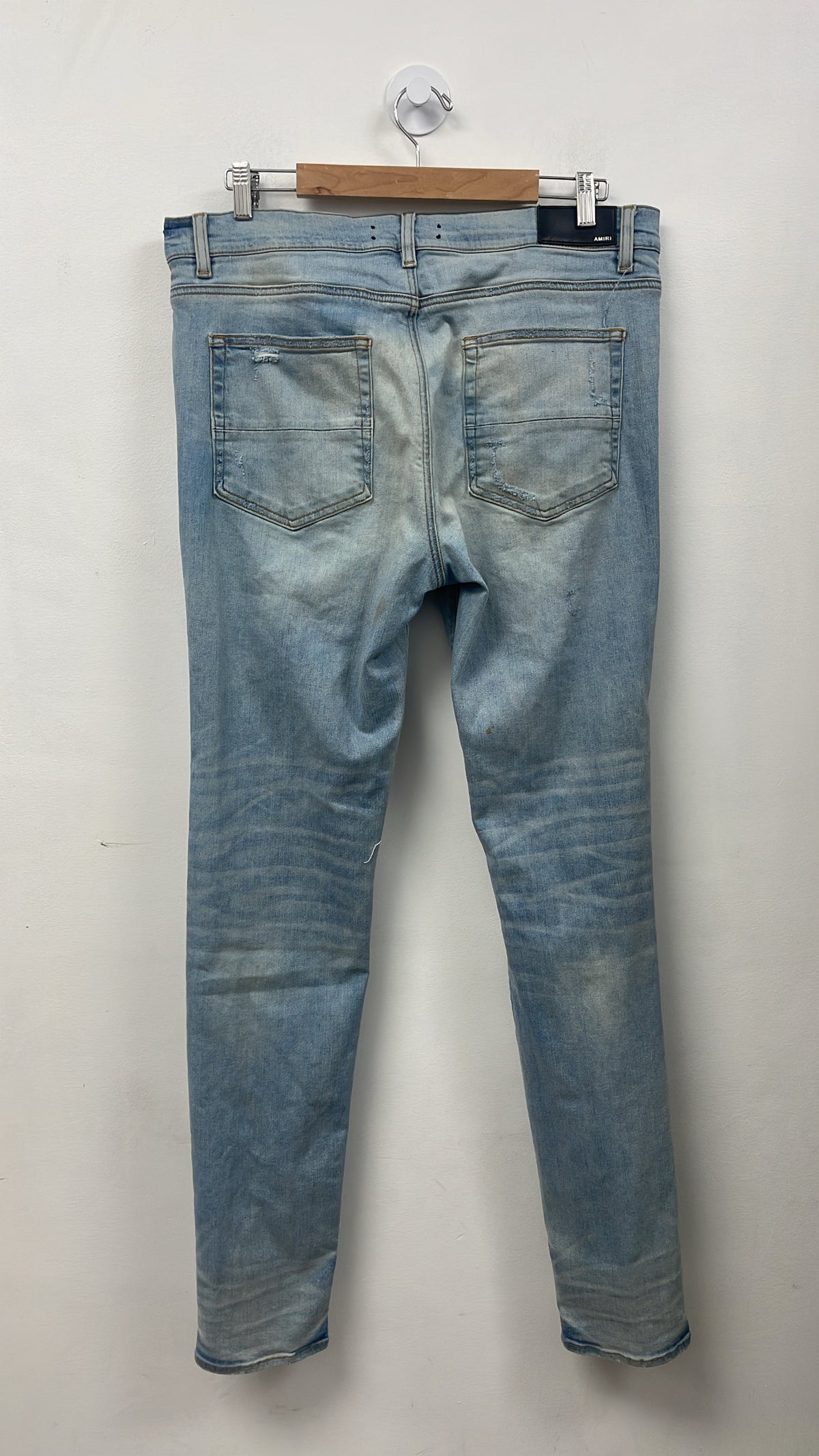 Amiri MX1 Vintage Wash Multi Paisley Patch Jeans