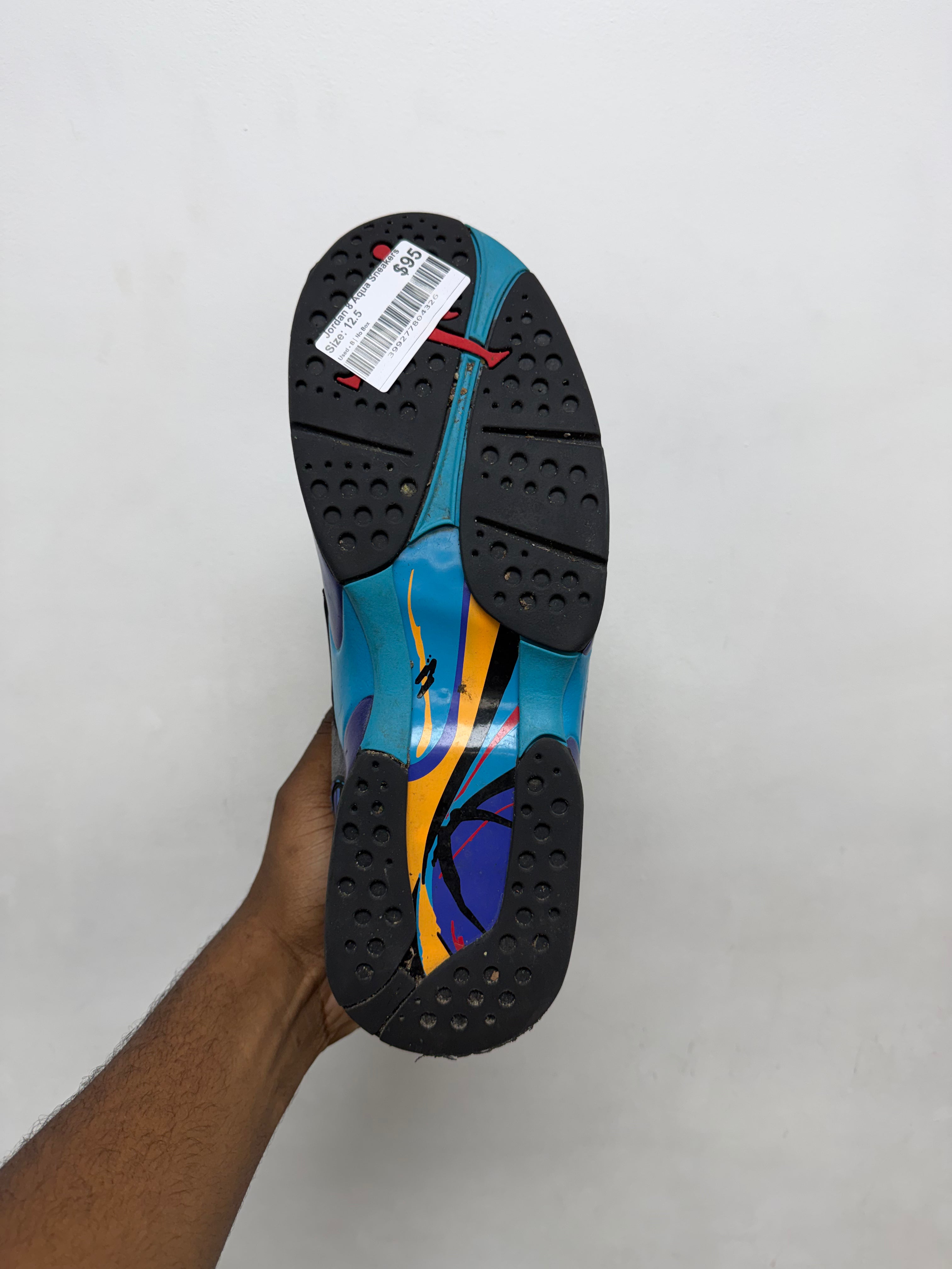 Jordan 8 Aqua Sneakers