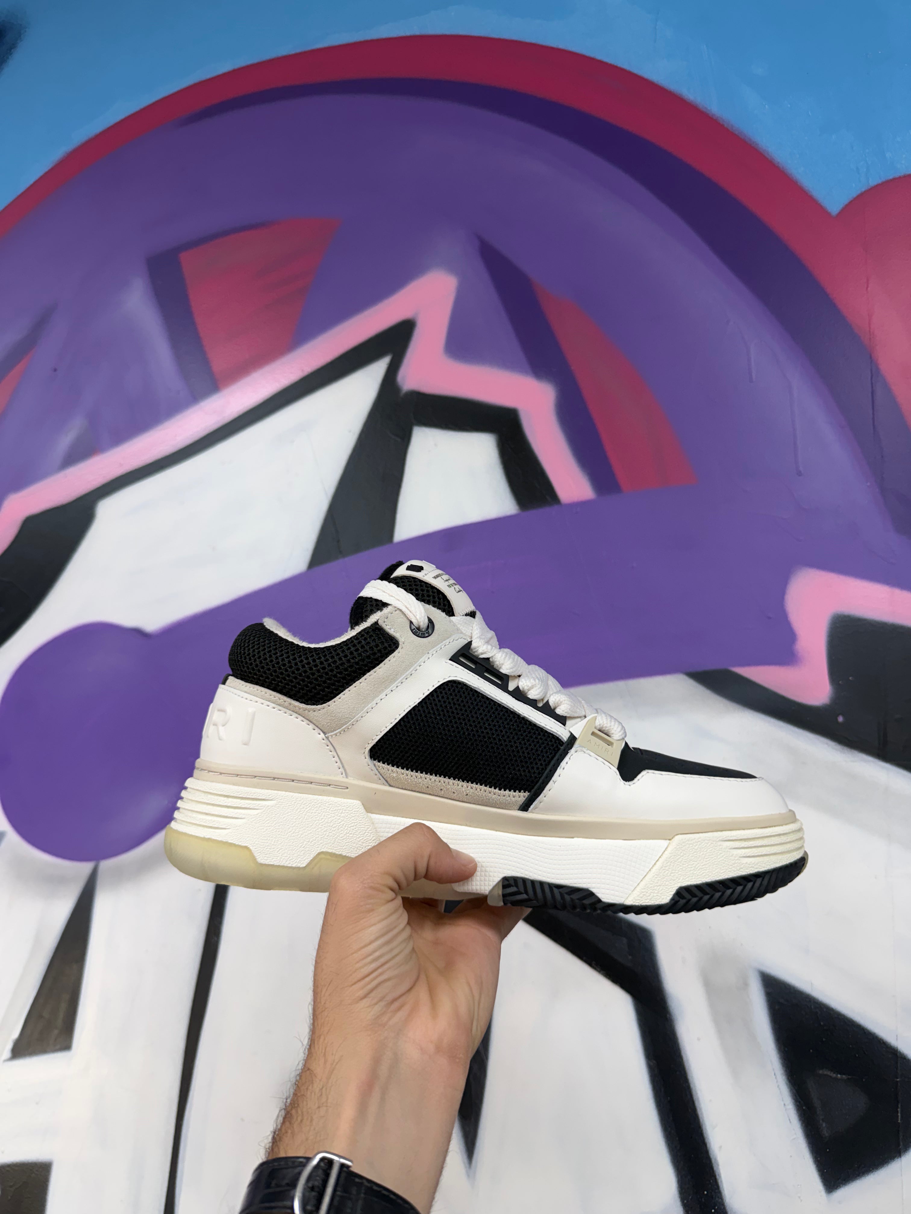 Amiri White Black MA-1 Sneakers