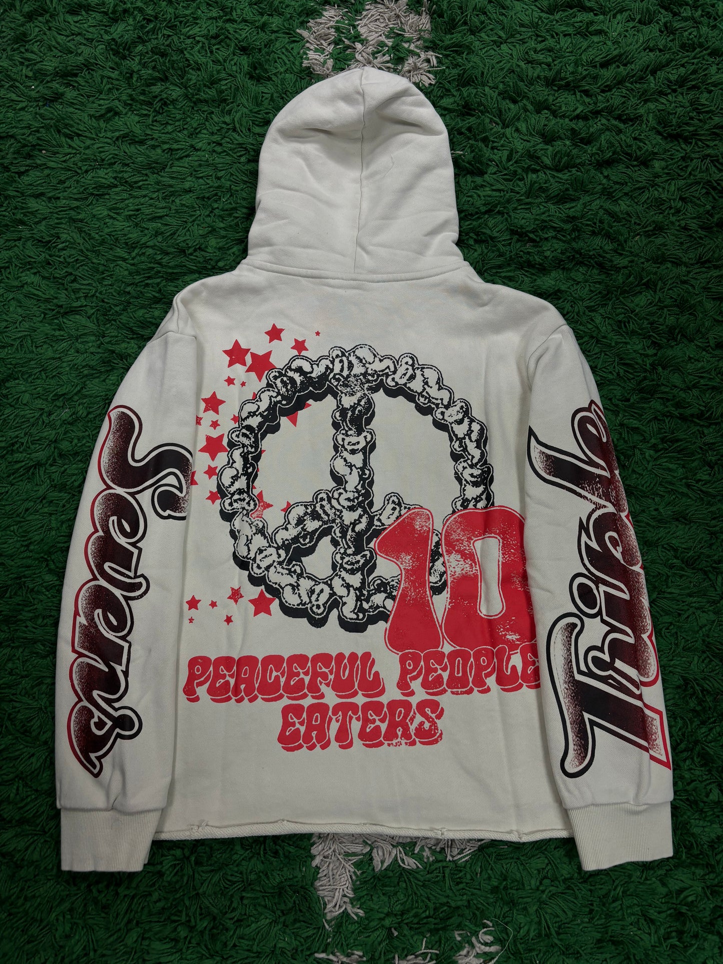 Triple 7 All Star Hoodie White Red New