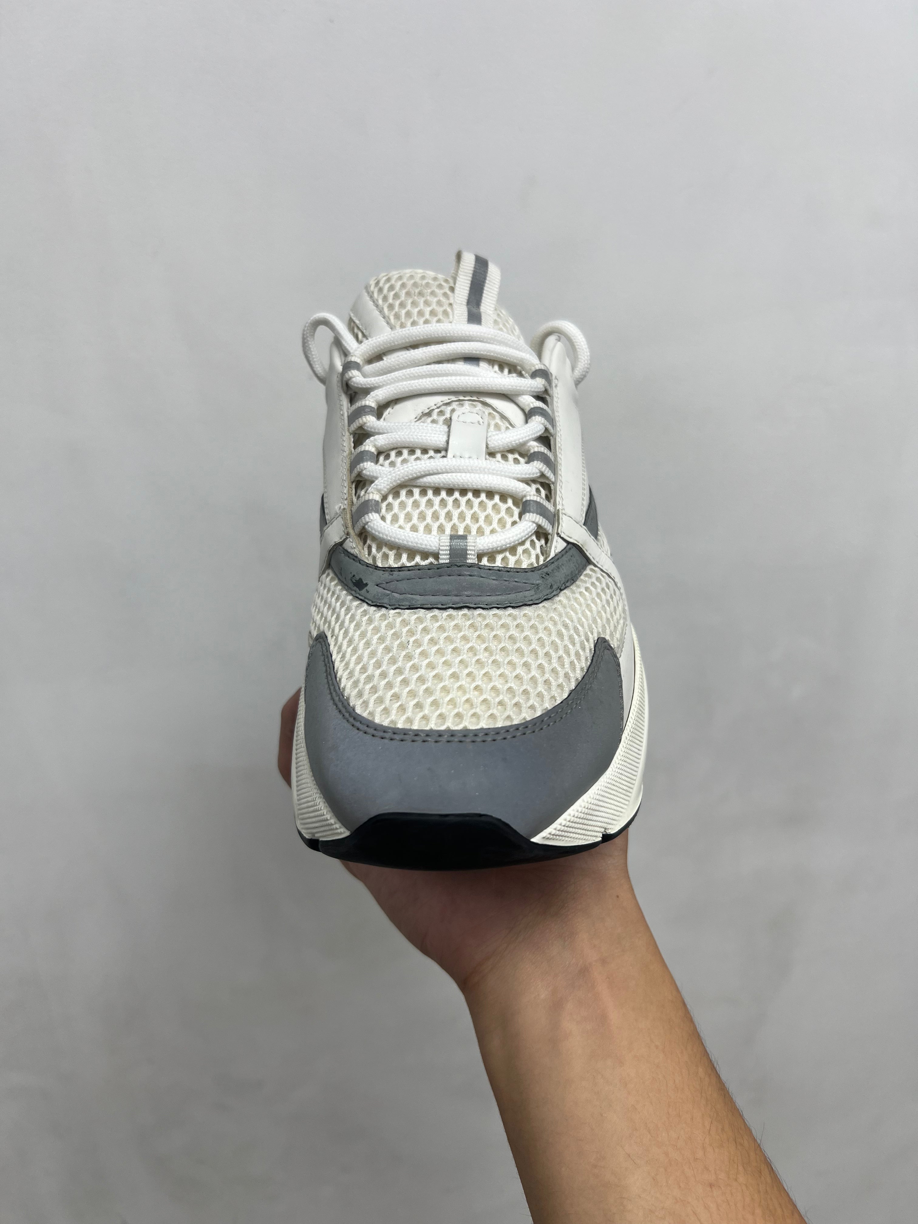 Dior White Silver B22 Sneakers