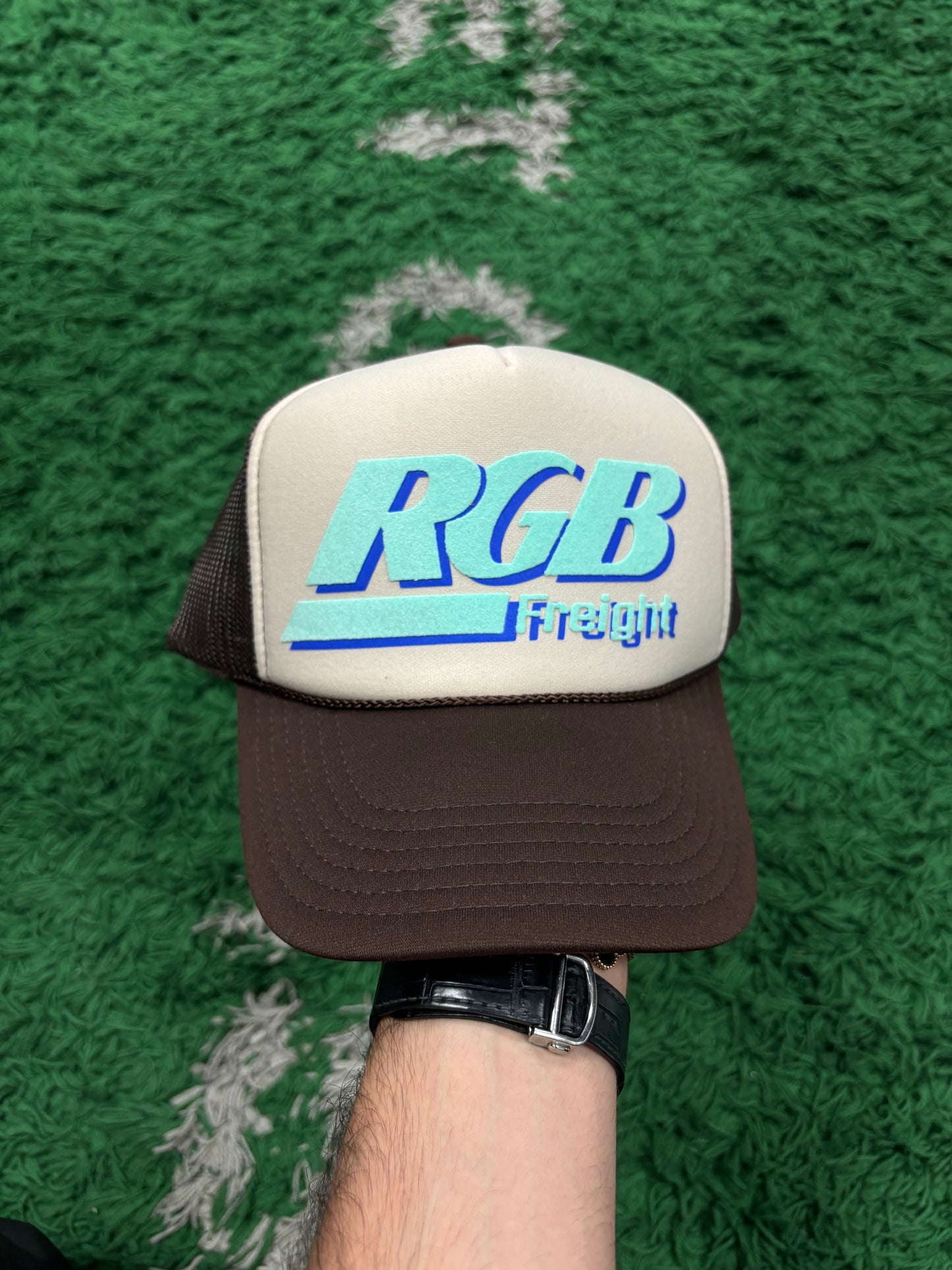 RGB Trucker Brown Blue Used OSFM