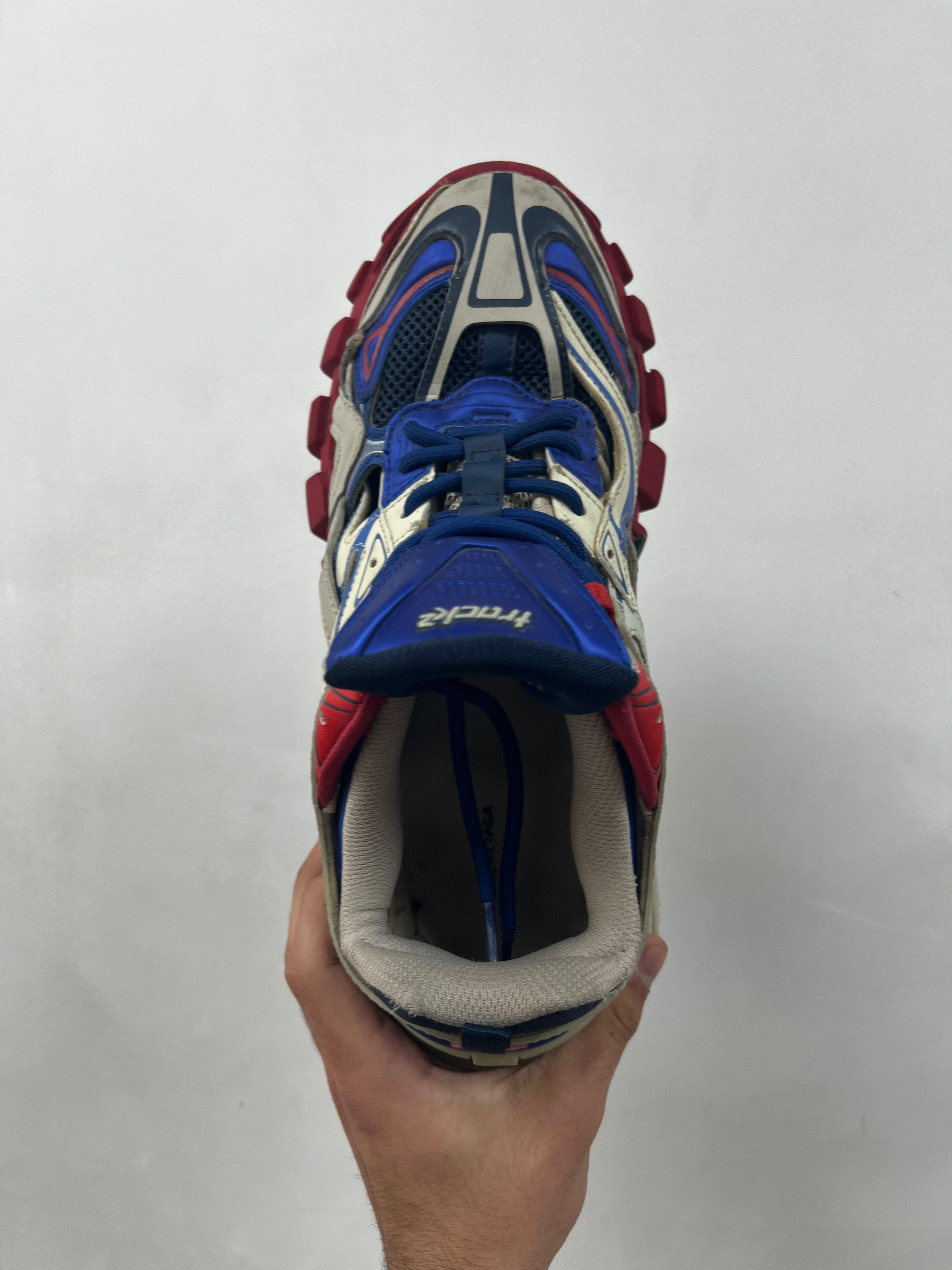 Balenciaga Blue Red Track 2 Sneakers