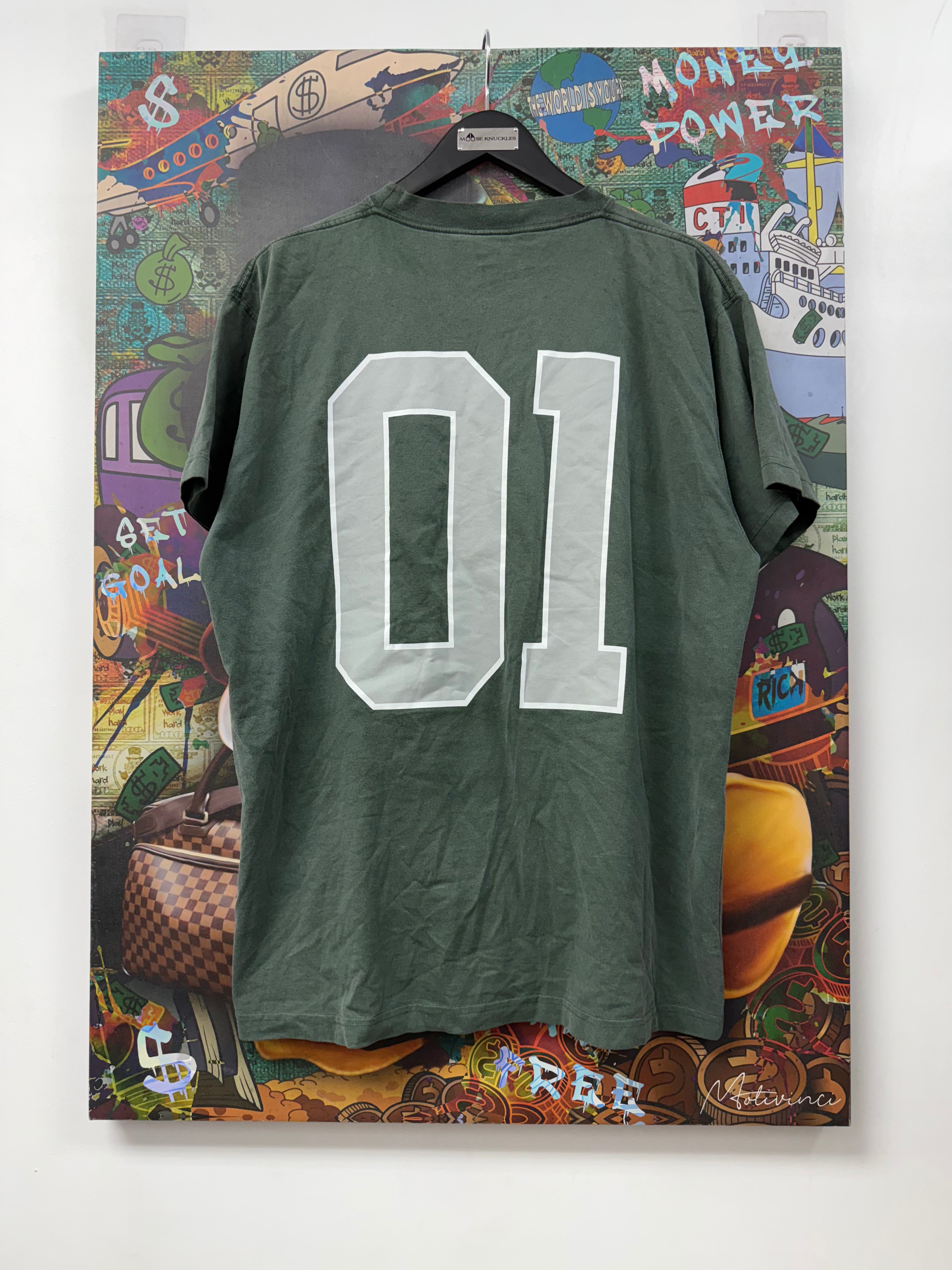 Balenciaga Green Grey Sportswear 01 Tee