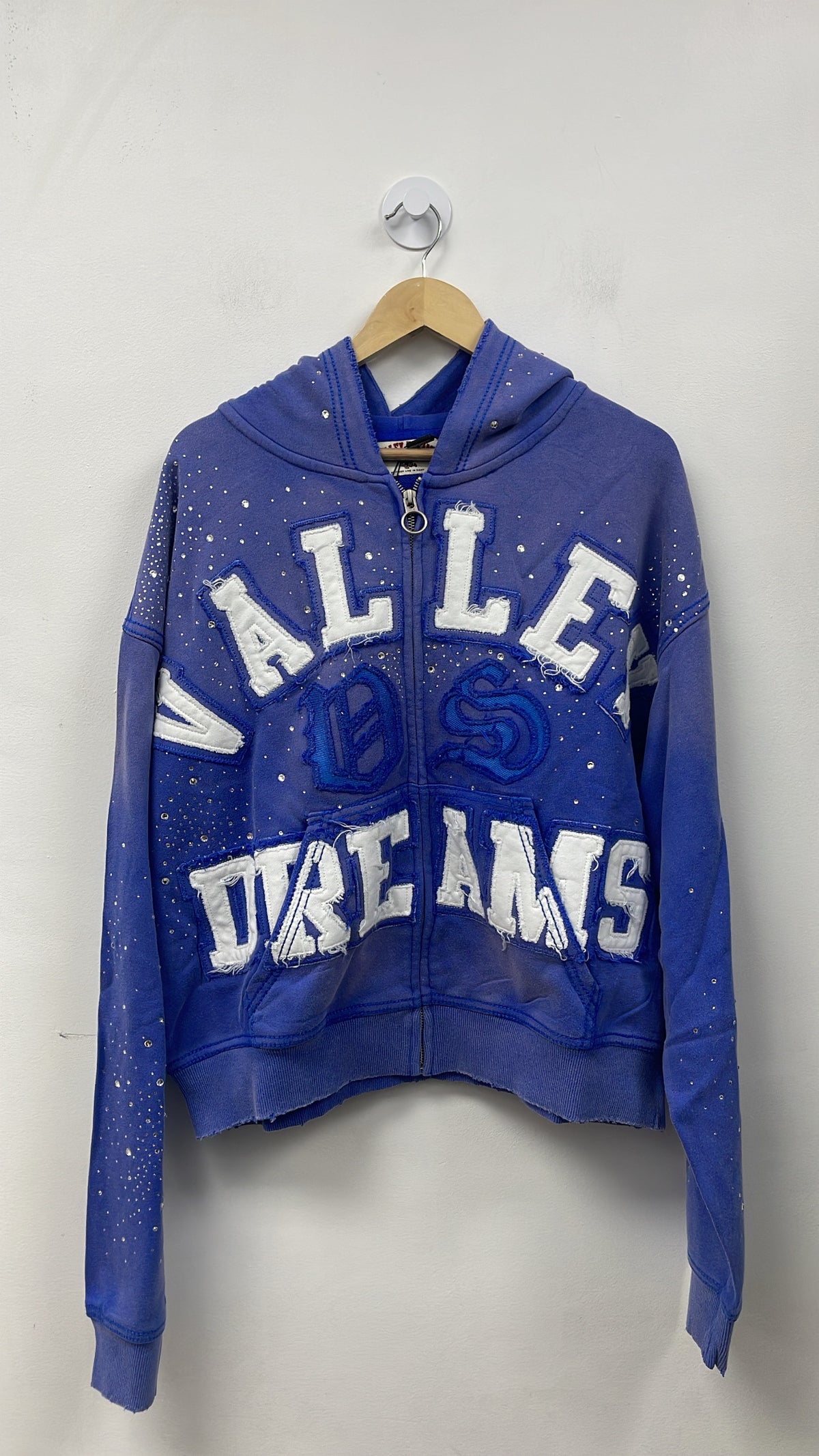 Vale Blue Classico Zip Up Hoodie