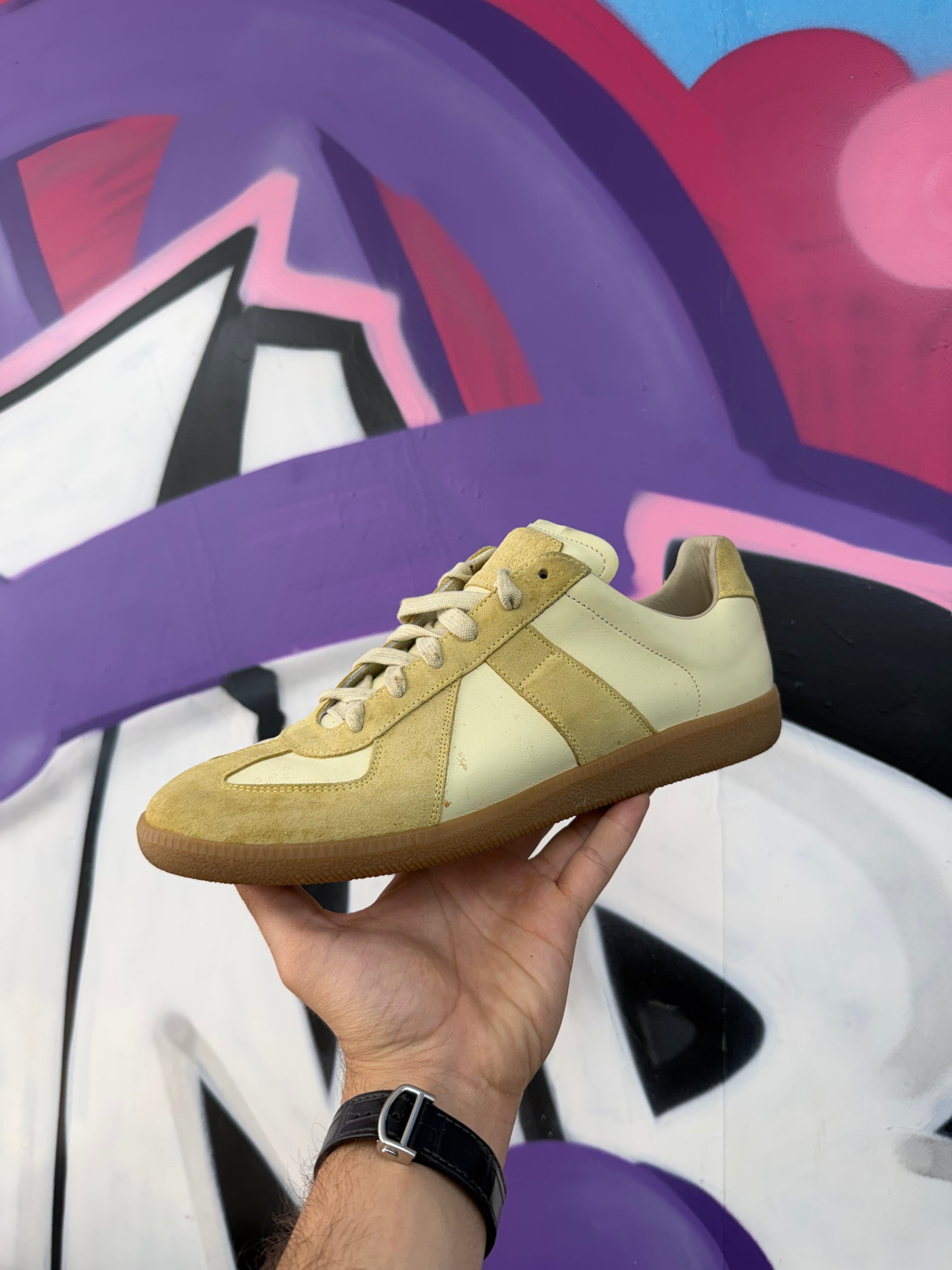 Maison Margiela Yellow Replica Low Sneakers