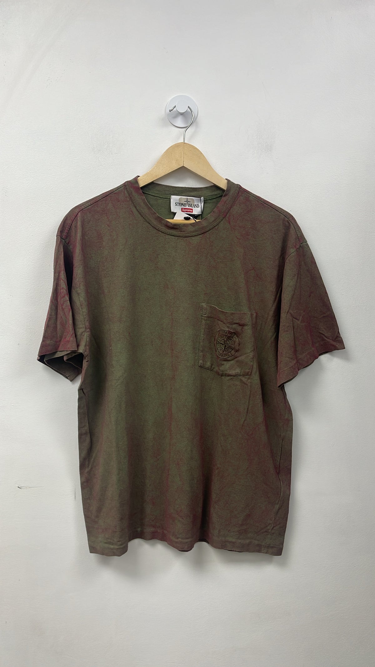 Supreme Green Red Tee