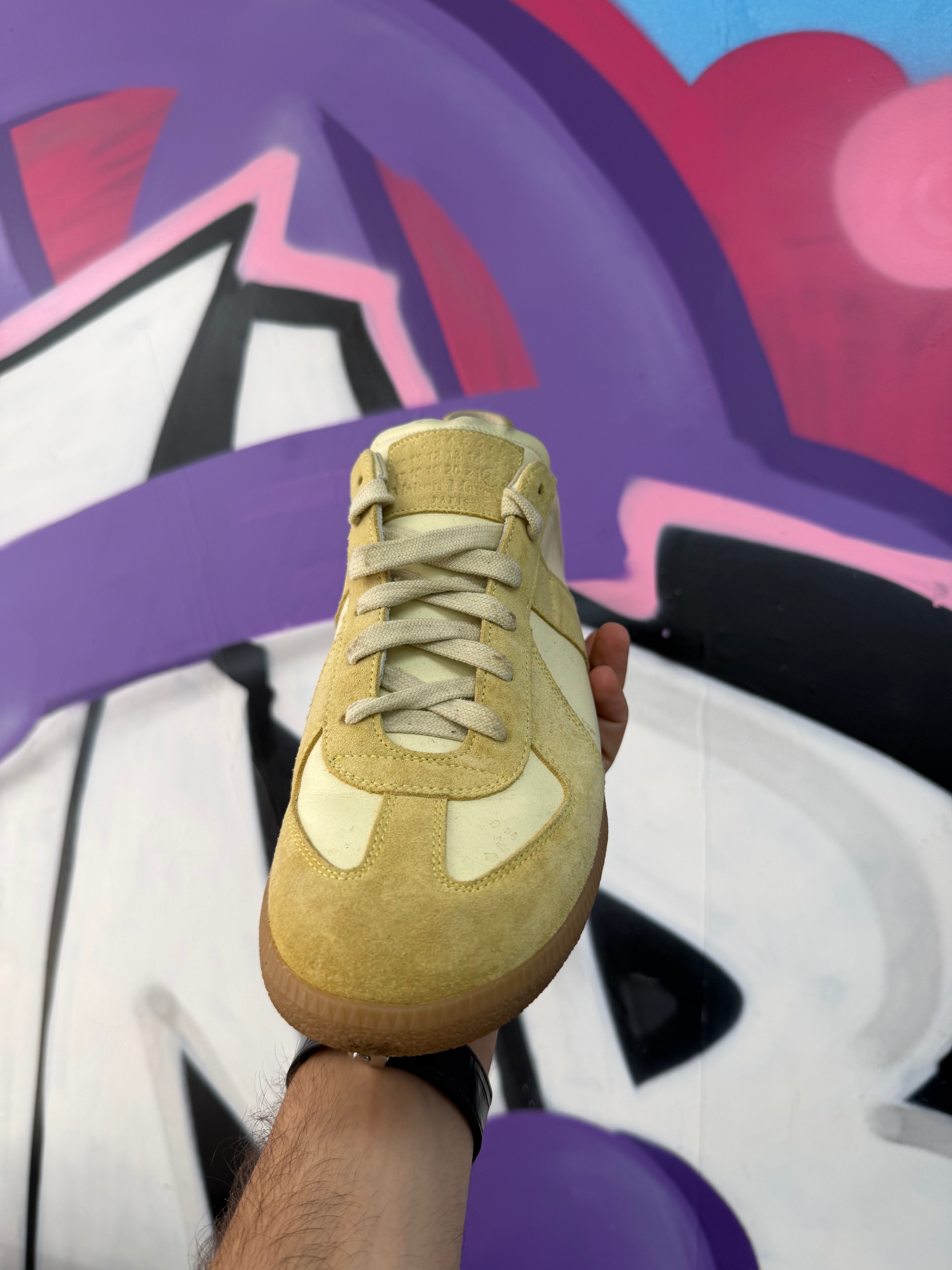 Maison Margiela Yellow Replica Low Sneakers