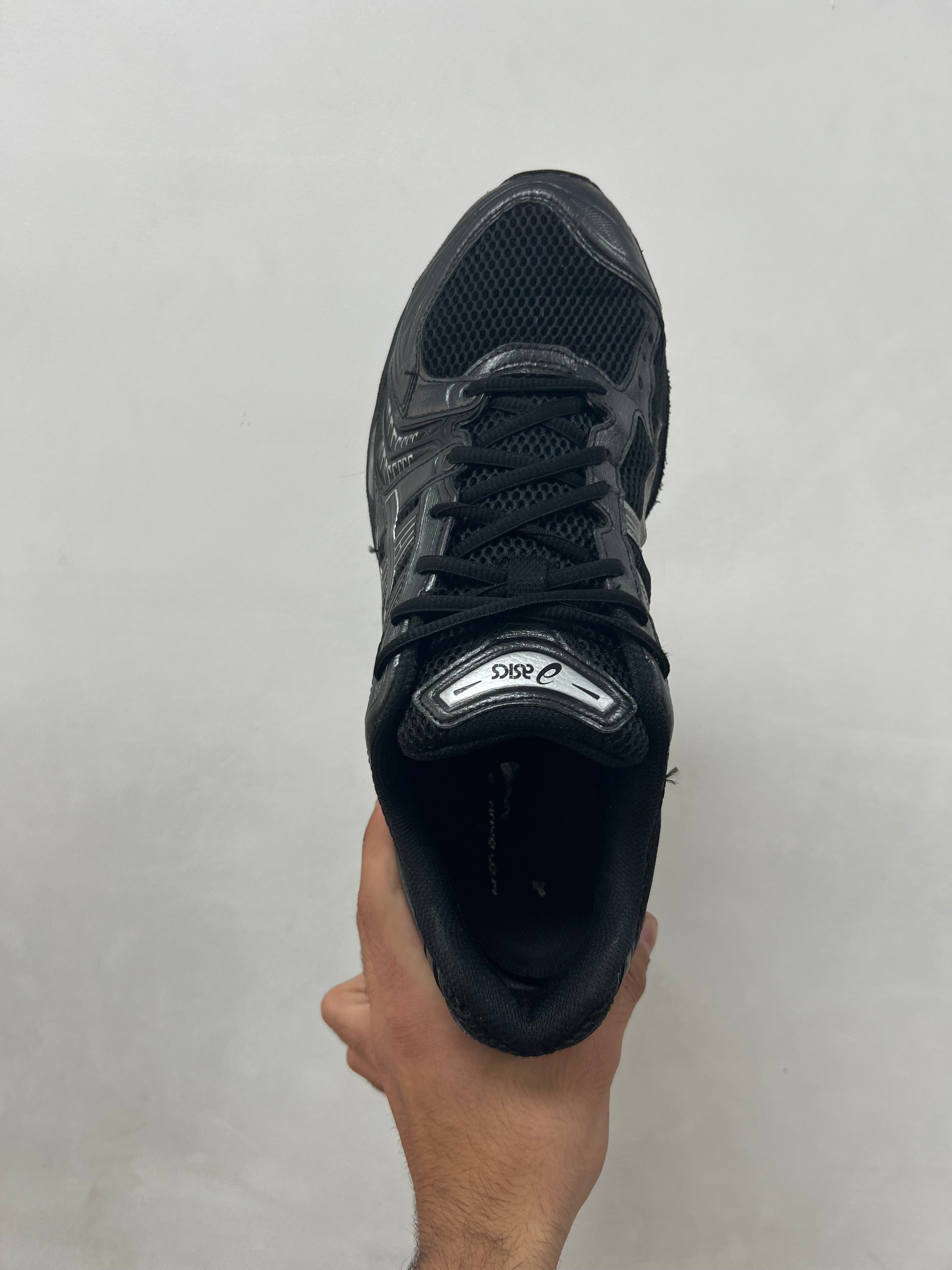 ASICS Black Pure Silver Kayano 14 Sneakers