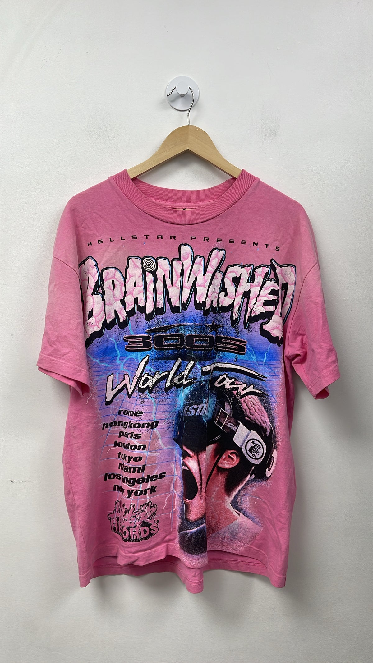 Hellstar Pink Brainwashed Tee
