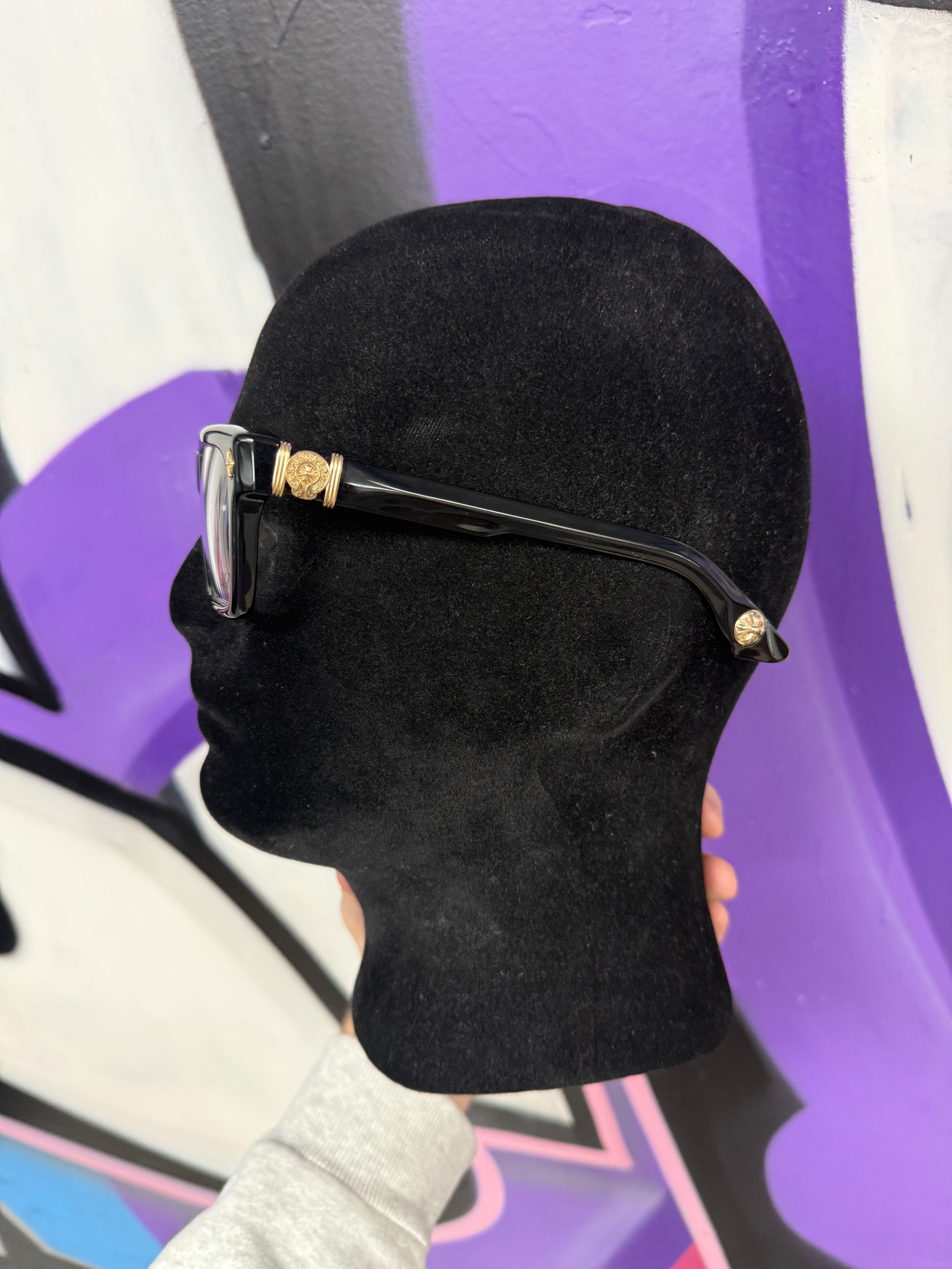 Chrome Hearts Black Halllalamanass Glasses