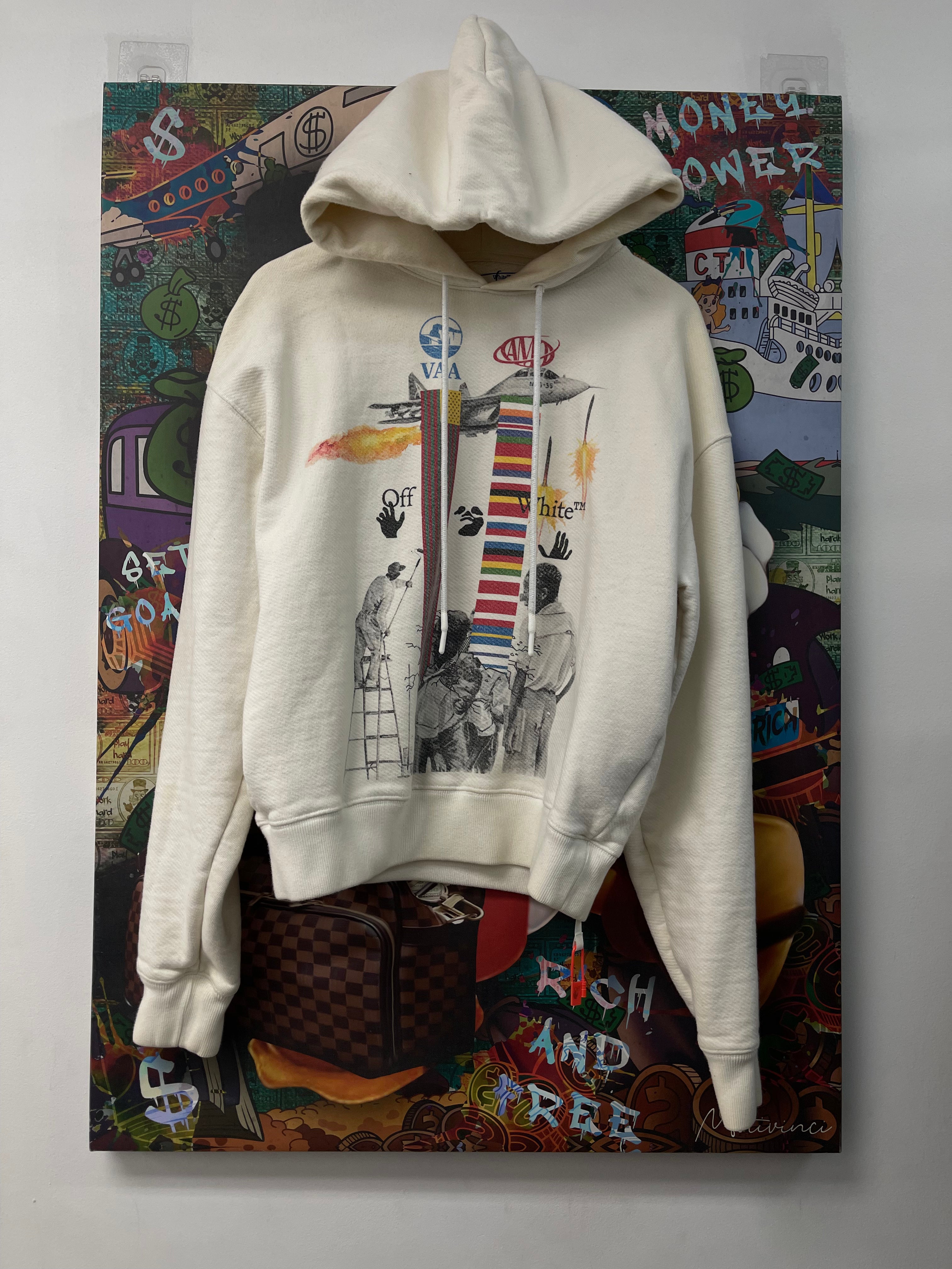 Off White White Rocket Hoodie